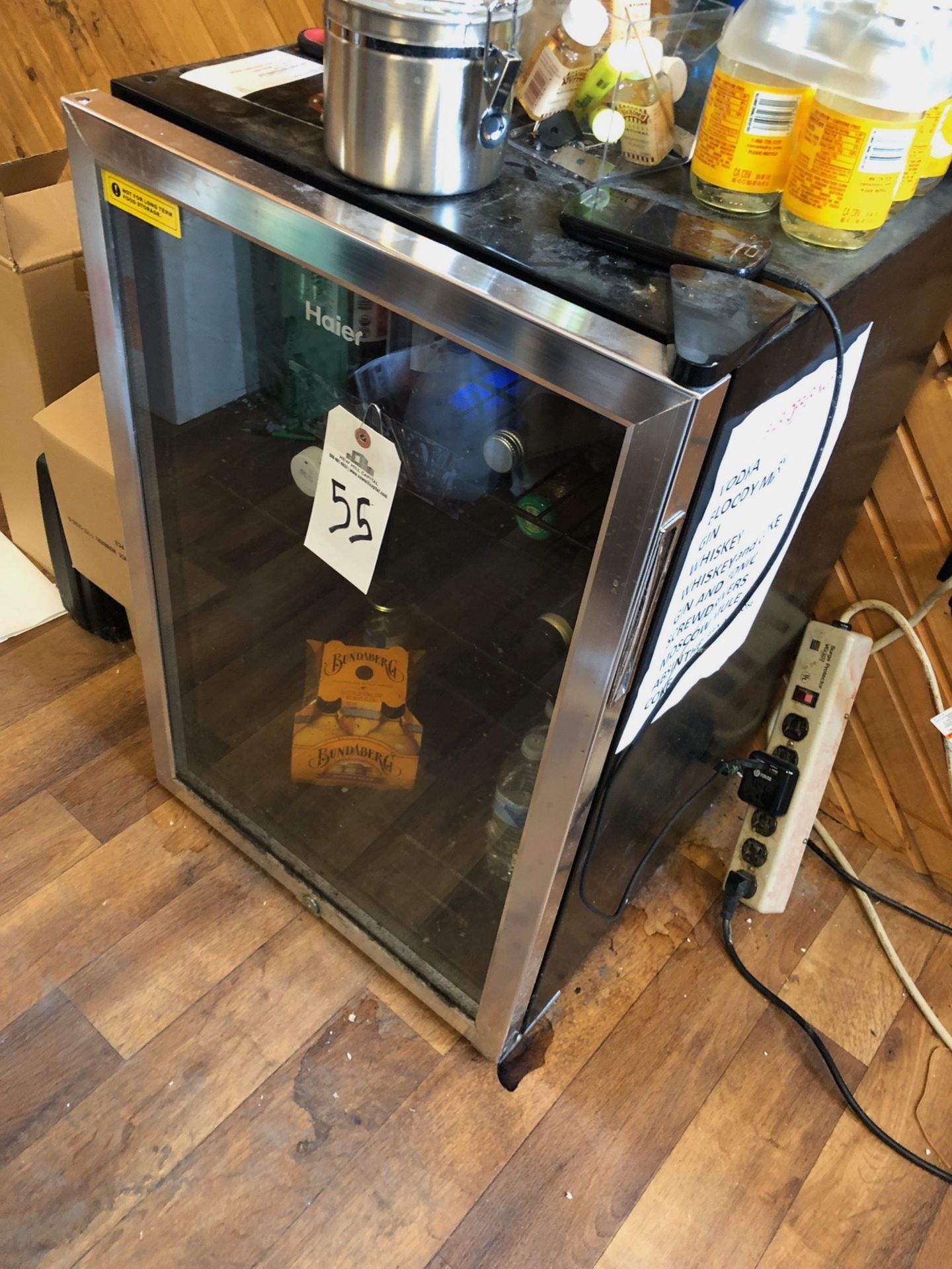 Haier Glass Door Refrigerator | Rig Fee: $25 or HC