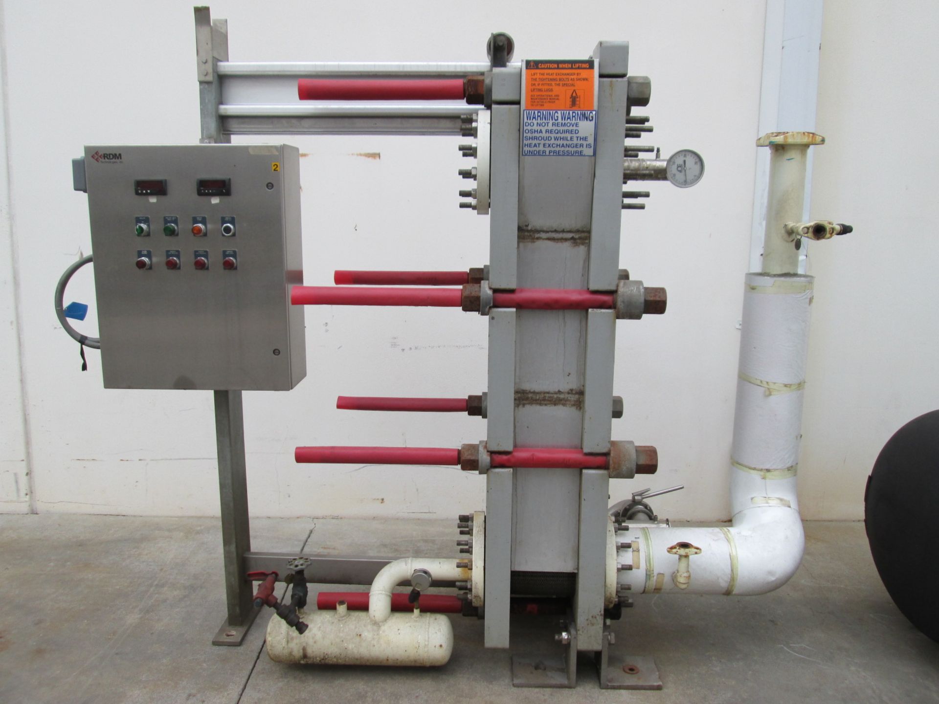 Alfa-Laval Model A15-BWFD Plate and Frame Ammonia Chiller, S/N: 30105-66176 | Load Fee: $50 - Image 2 of 3