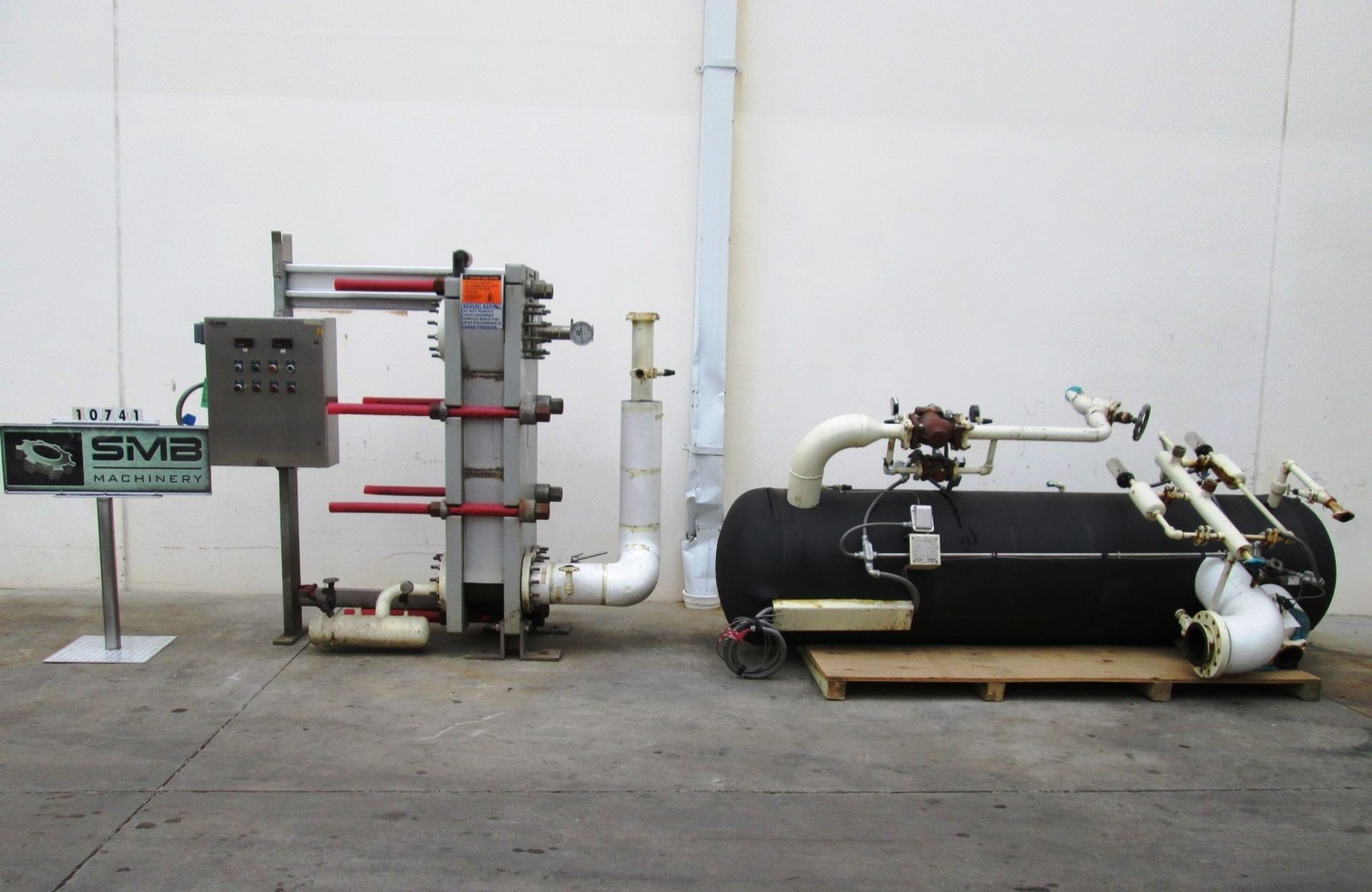 Alfa-Laval Model A15-BWFD Plate and Frame Ammonia Chiller, S/N: 30105-66176 | Load Fee: $50