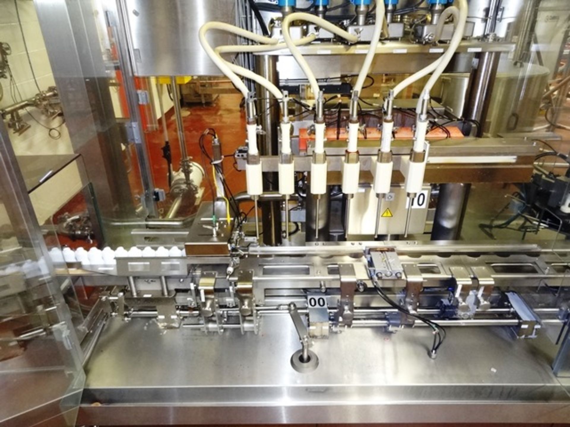 Optima Model Moduline Inline 6 Head Filler with 2 Head Cap Placer, S/N: PR-2635104. | Load Fee: $300 - Image 2 of 3