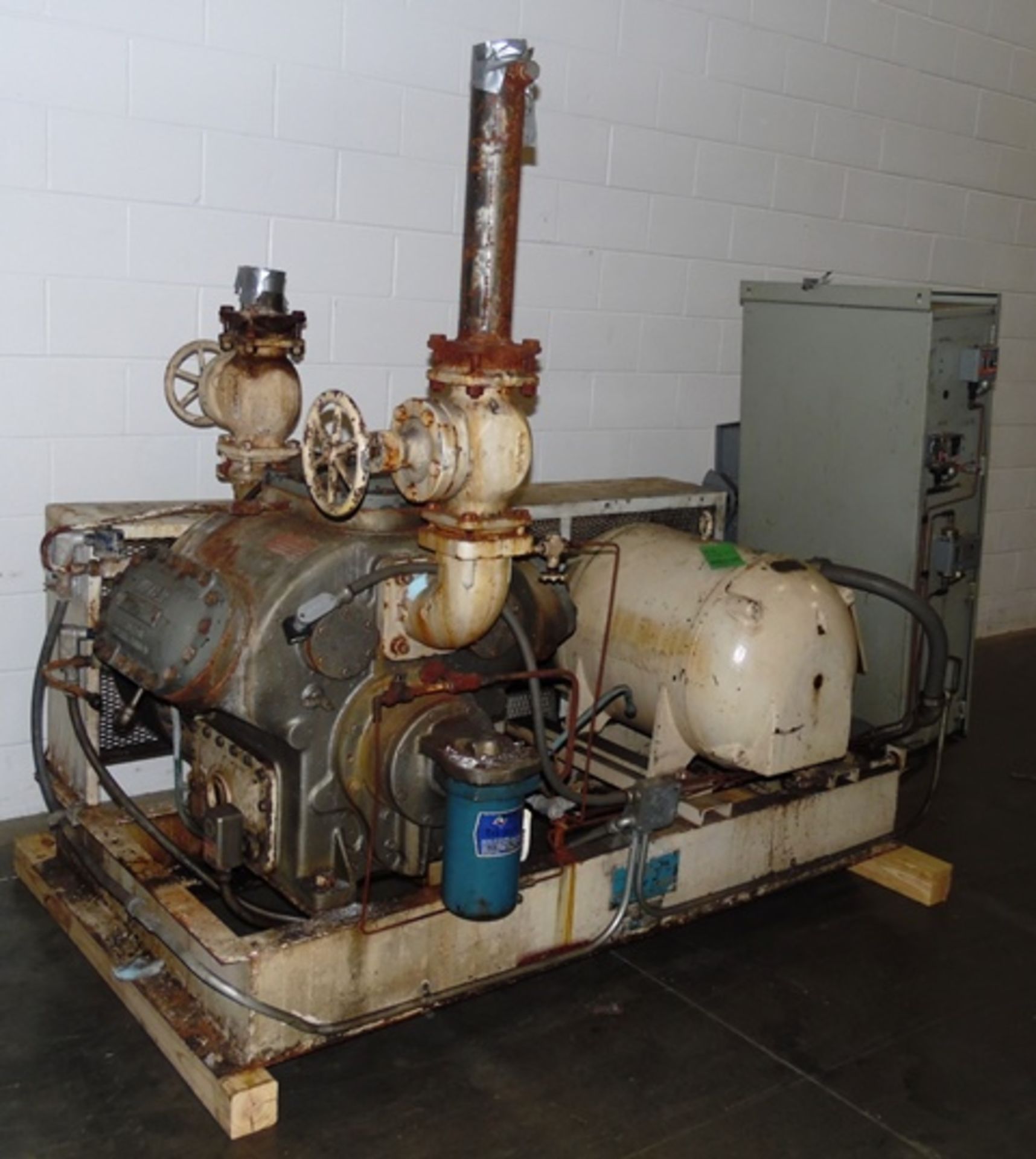 Vilter Model SCL 50 HP Ammonia Compressor, S/N: SCW445 | Load Fee: $100