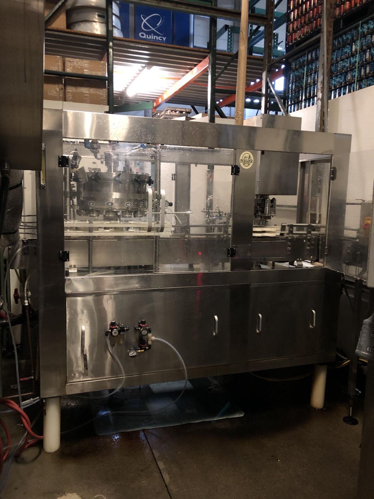 2014 Palmer Craftbloc 12/1-GEN1 Filler and Rotary Seamer, PLC Program | Sub to Bulk | Rig Fee: $1500 - Image 2 of 11