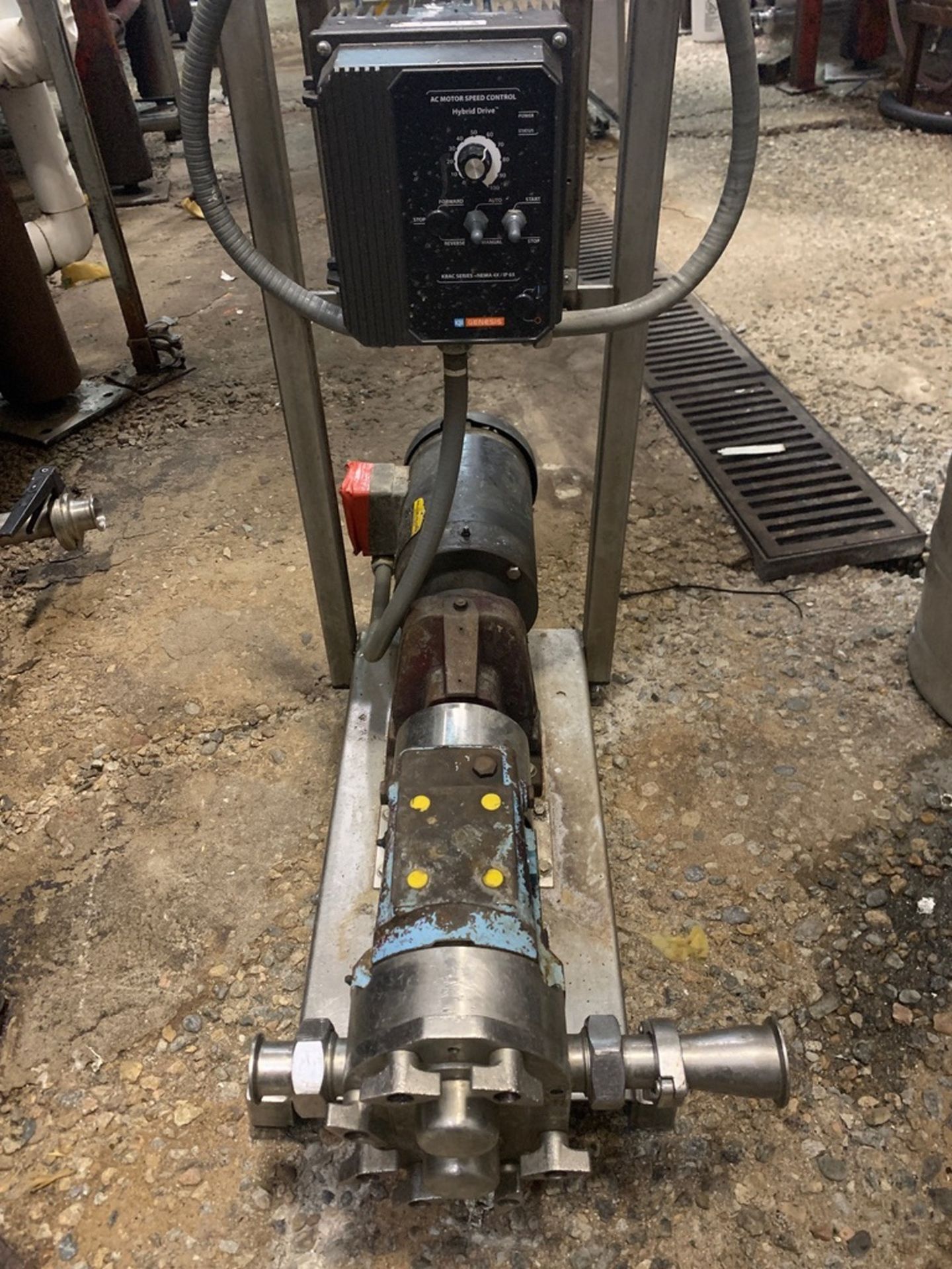 Waukesha Cherry Burrell Positive Displacement Portable Pump with VFD Control, 2 HP | Rig Fee: $50