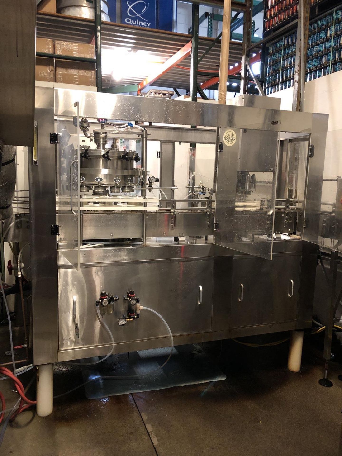 2014 Palmer Craftbloc 12/1-GEN1 Filler and Rotary Seamer, PLC Program | Sub to Bulk | Rig Fee: $1500