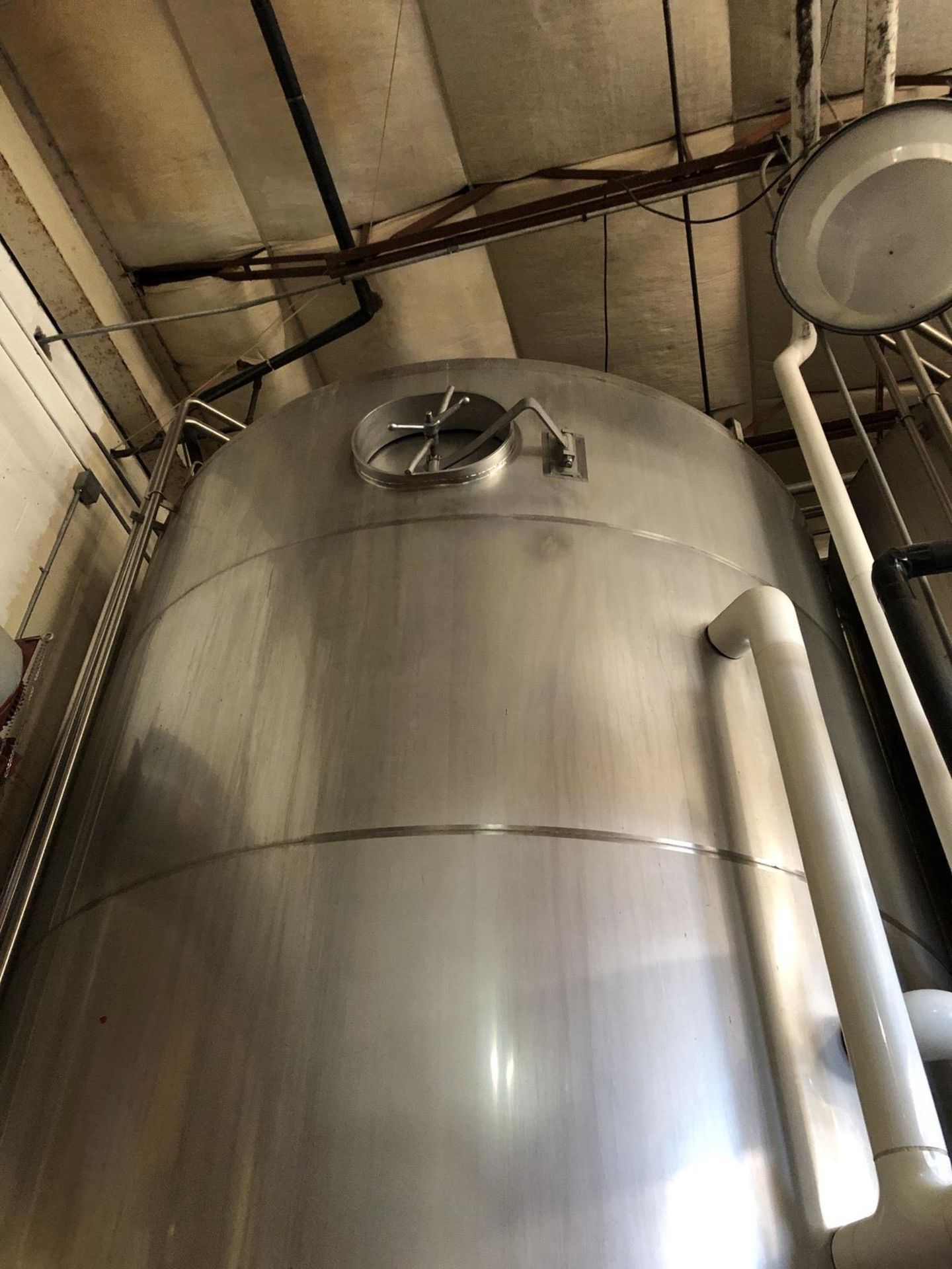 Santa Rosa 200 BBL Fermenter, Cone Bottom, Glycol Jacketed, Stainless Steel, Approx | Rig Fee: $3300 - Image 4 of 12