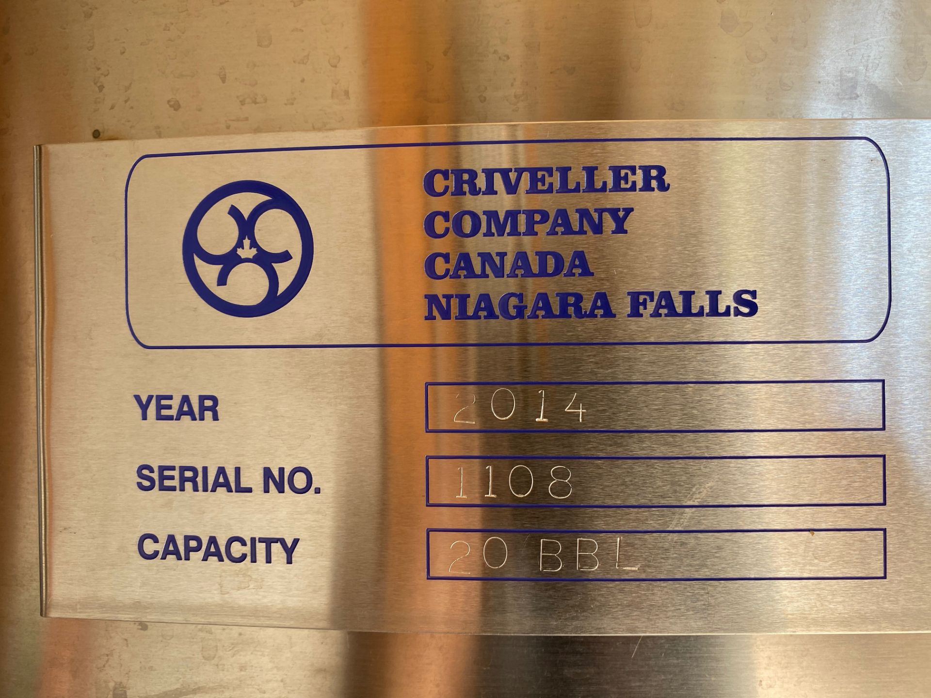 2014 Criveller 20 BBL Brewhouse, 2-Vessel System, Jacketed Mash/Laute | Sub to Bulk | Rig Fee: $1500 - Image 10 of 14