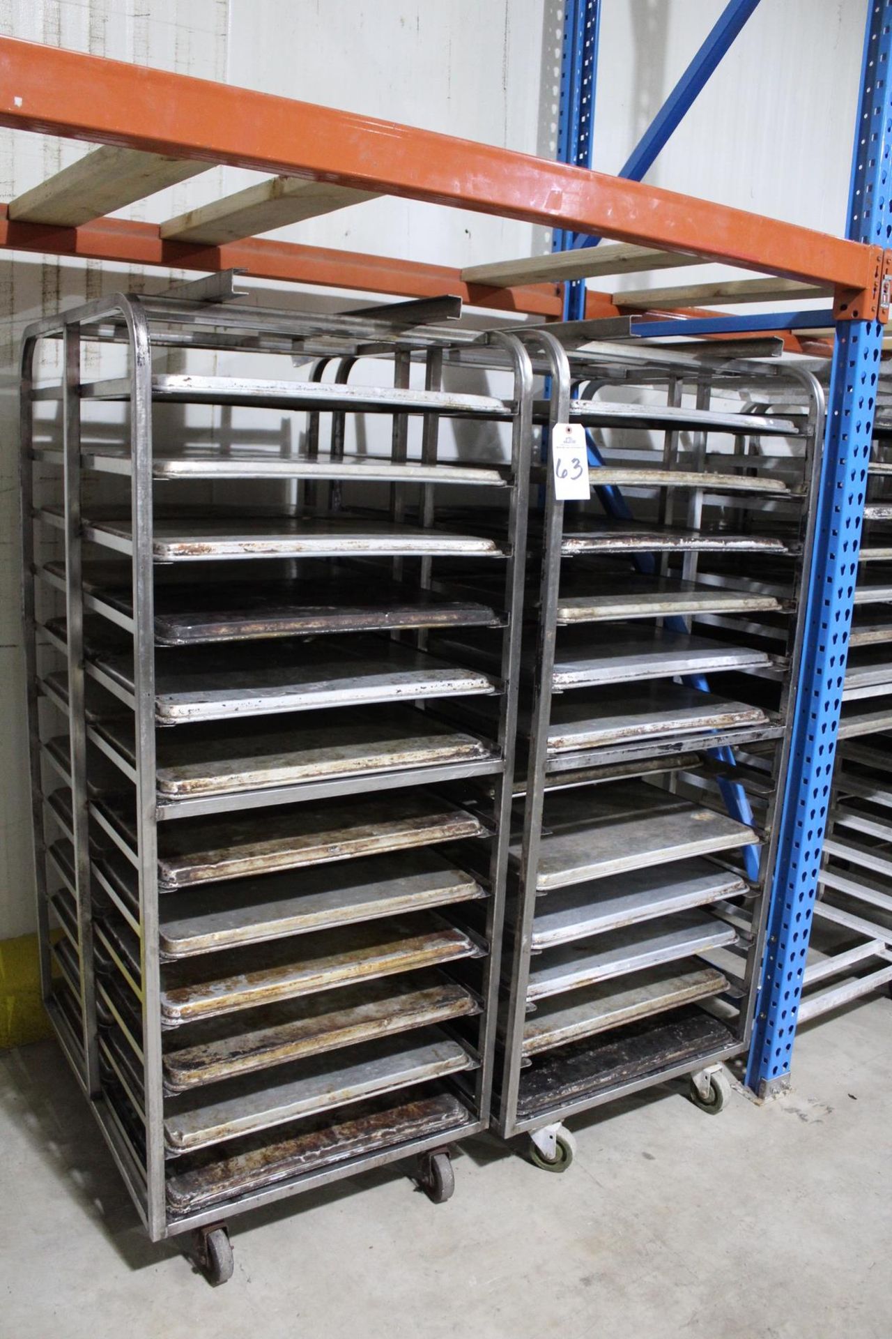 Lot of (2) Baking Racks, 26 1/2" X 36" (Inside), 5" Tier, (12) Tier, W/ (46) 18" X | Rig Fee: $20