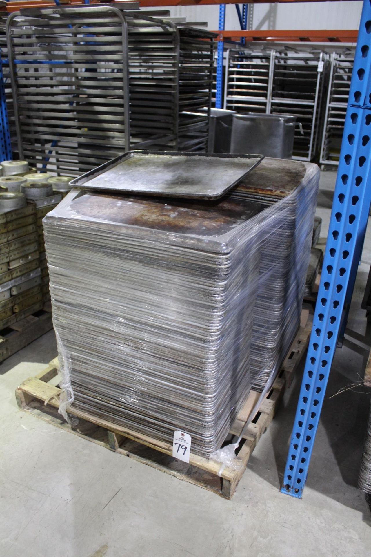 Lot of (250) 18" X 26" X 1" Baking Pans | Rig Fee: $25