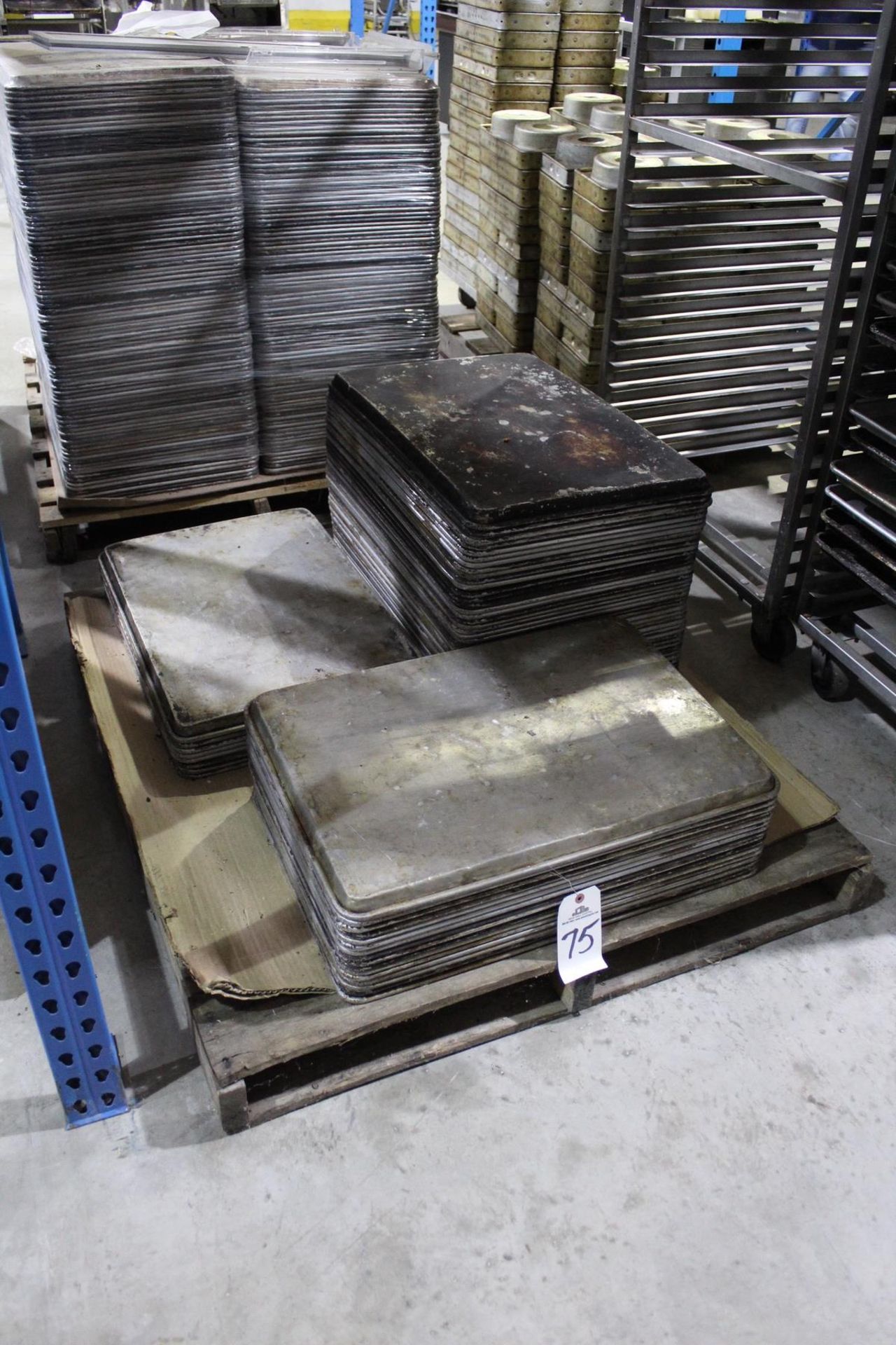 Lot of (62) 18" X 26" X 1" Baking Pans | Rig Fee: $25