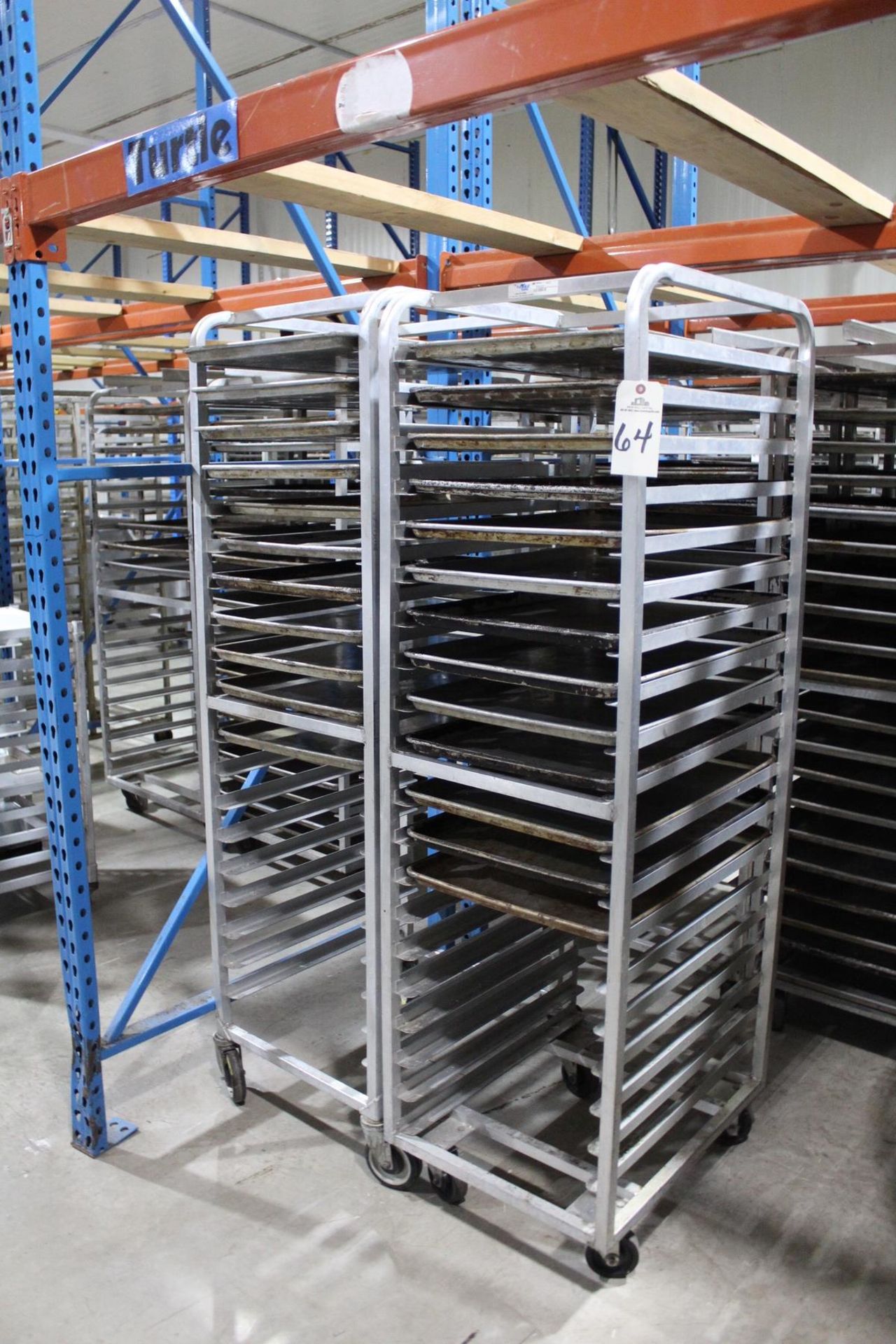 Lot of (2) Baking Racks, 26 1/2" X 36" (Inside), 3" Tier, (20) Tier, W/ (24) 18" X | Rig Fee: $20