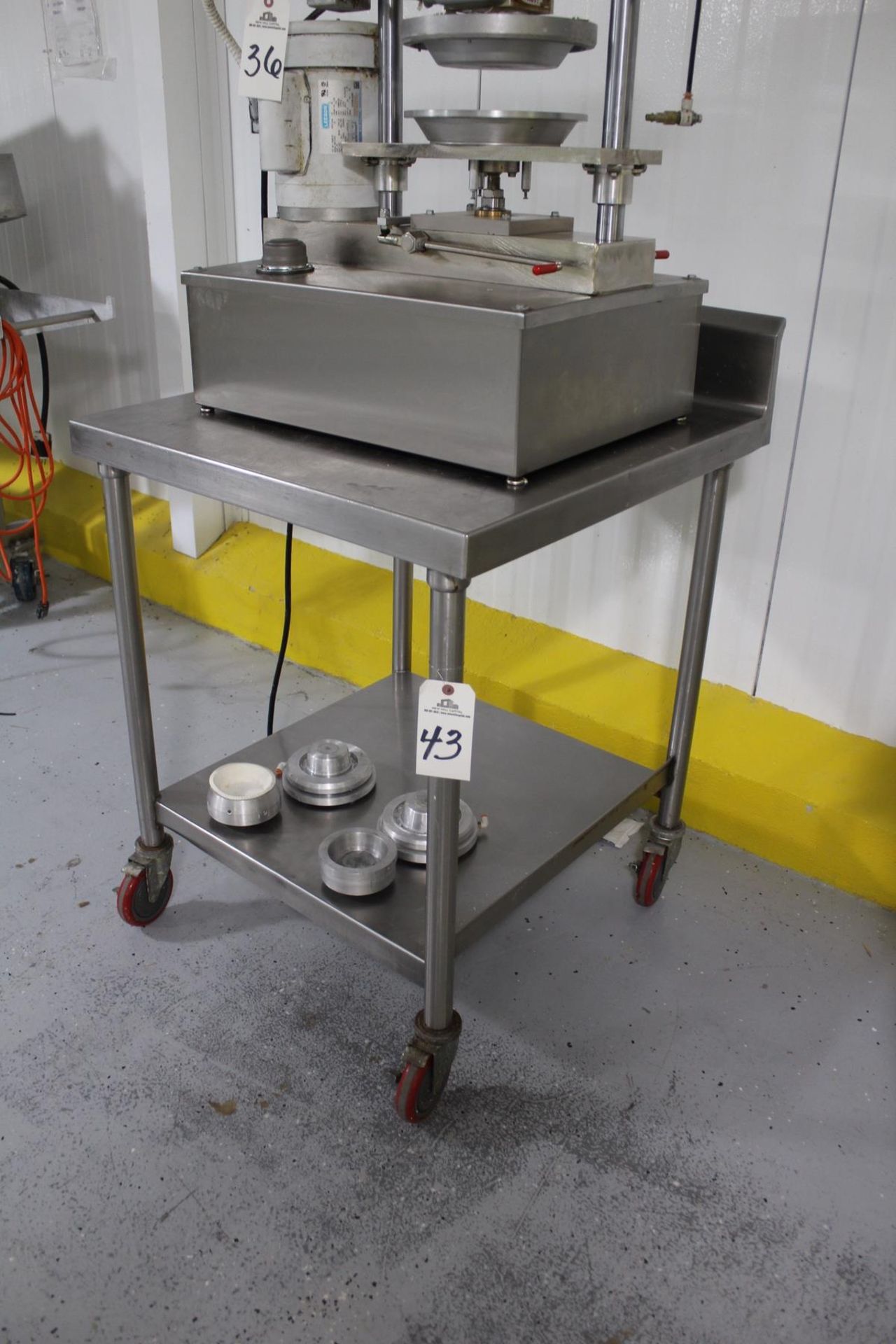 Stainless Steel Table, 30" X 30" | Rig Fee: No Charge