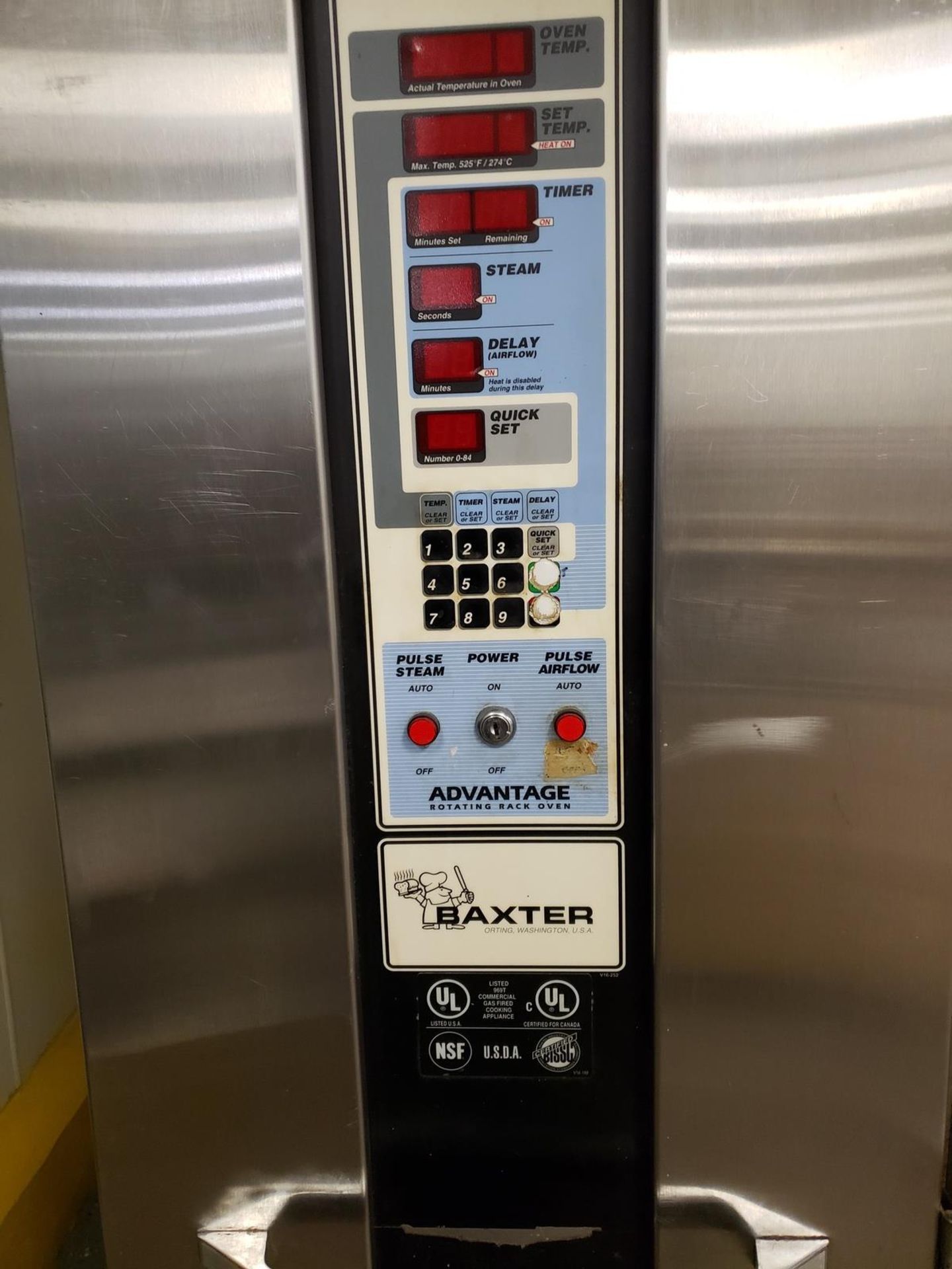 Baxter Rotating Double Rack Gas Oven, M# OV210G-M2B, S/N 9602-02221, Natural Gas, 2 | Rig Fee: $1500 - Image 3 of 4