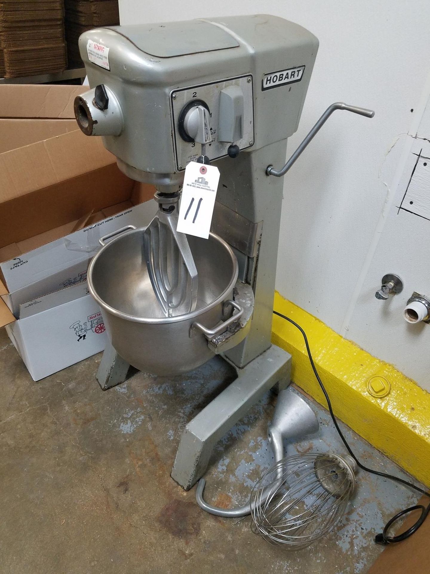 Hobart 30 Quart Bowl Mixer, M# D-300, S/N 11-249-143, W/ 30 Quart Bowl, Mixing Padd | Rig Fee: $50