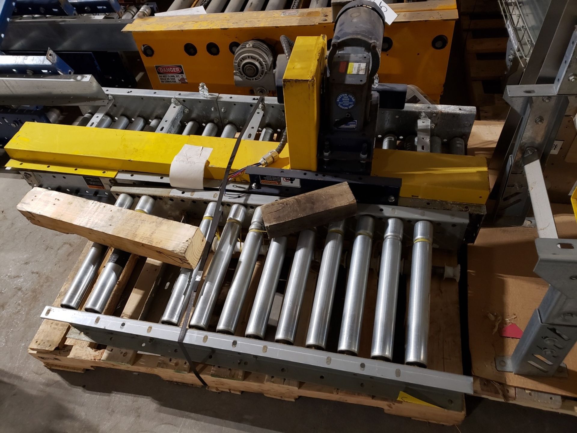 Lot of Power Feed Roller Conveyor - Image 4 of 5