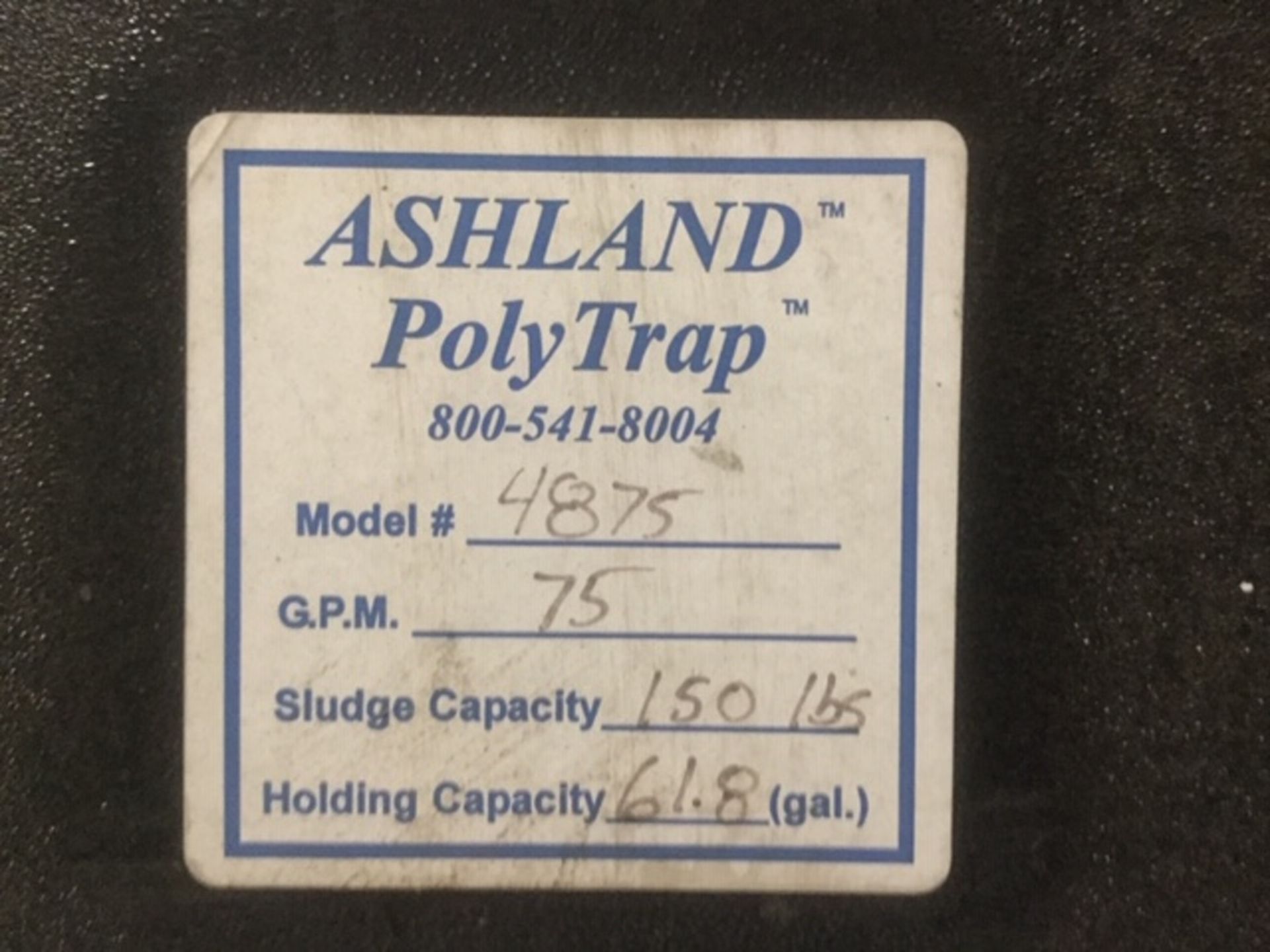 Ashland Poly Grease Trap, M# 4875 - Image 2 of 2