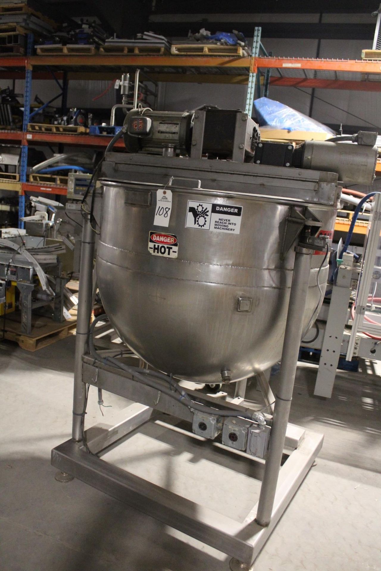 Groen 150 Gallon Scrape Surface, Agitated, Jacketed Kettle, M# N 150, S/N 25870