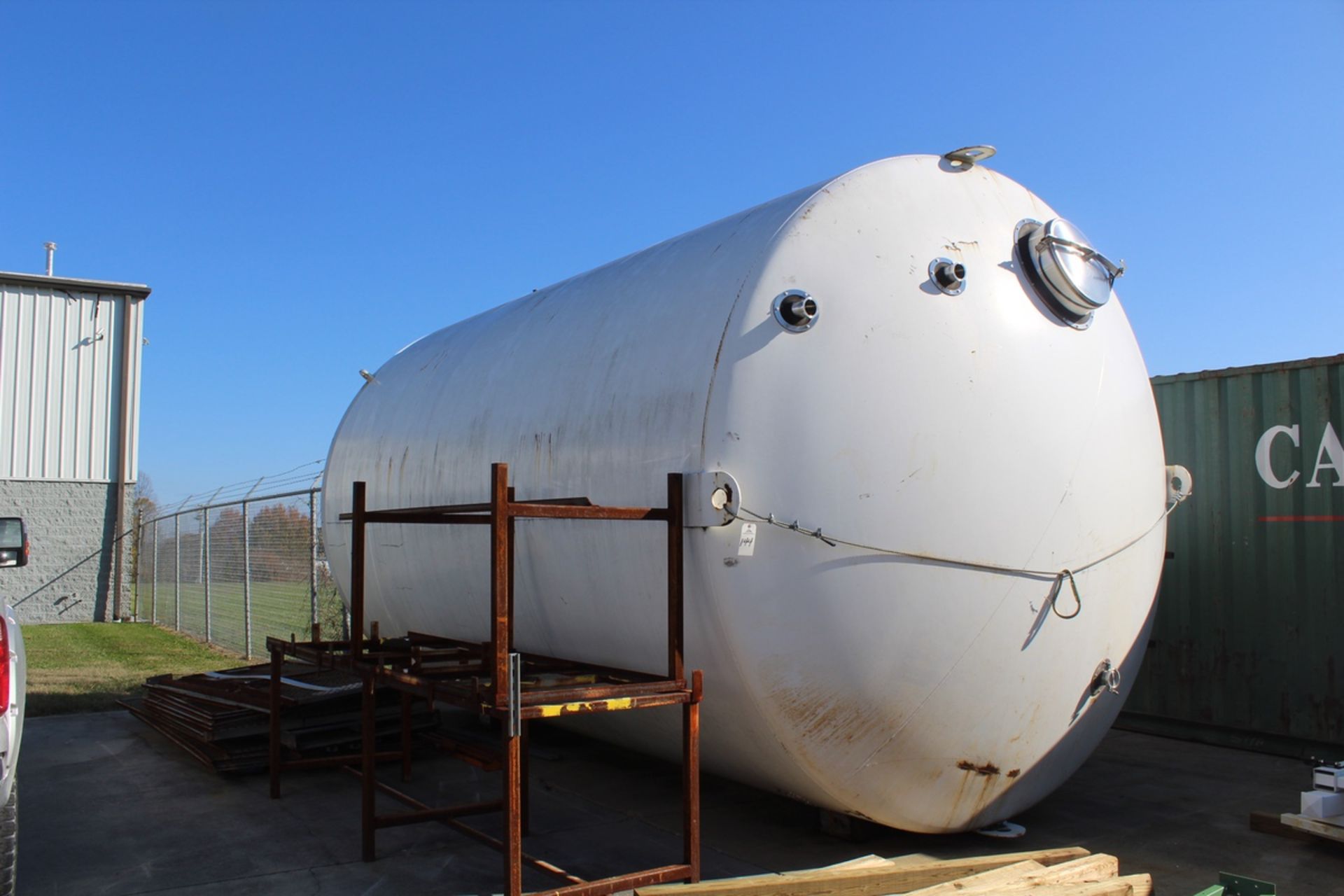 DCI 12,000 Gallon Stainless Steel, Jacketed Holding Tank, 11' 7" OD X 20', S/N JS-1163