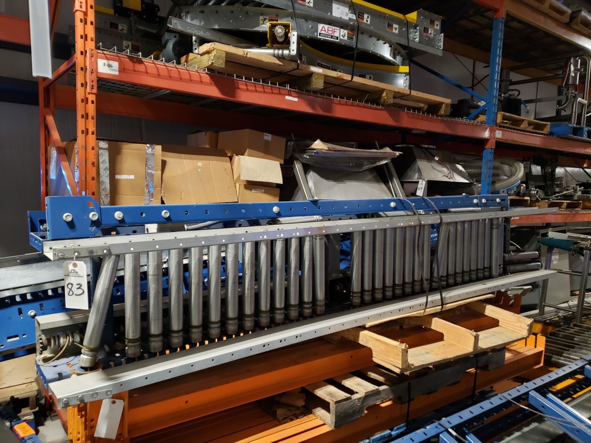 Lot of Power Feed Roller Conveyor - Image 2 of 5