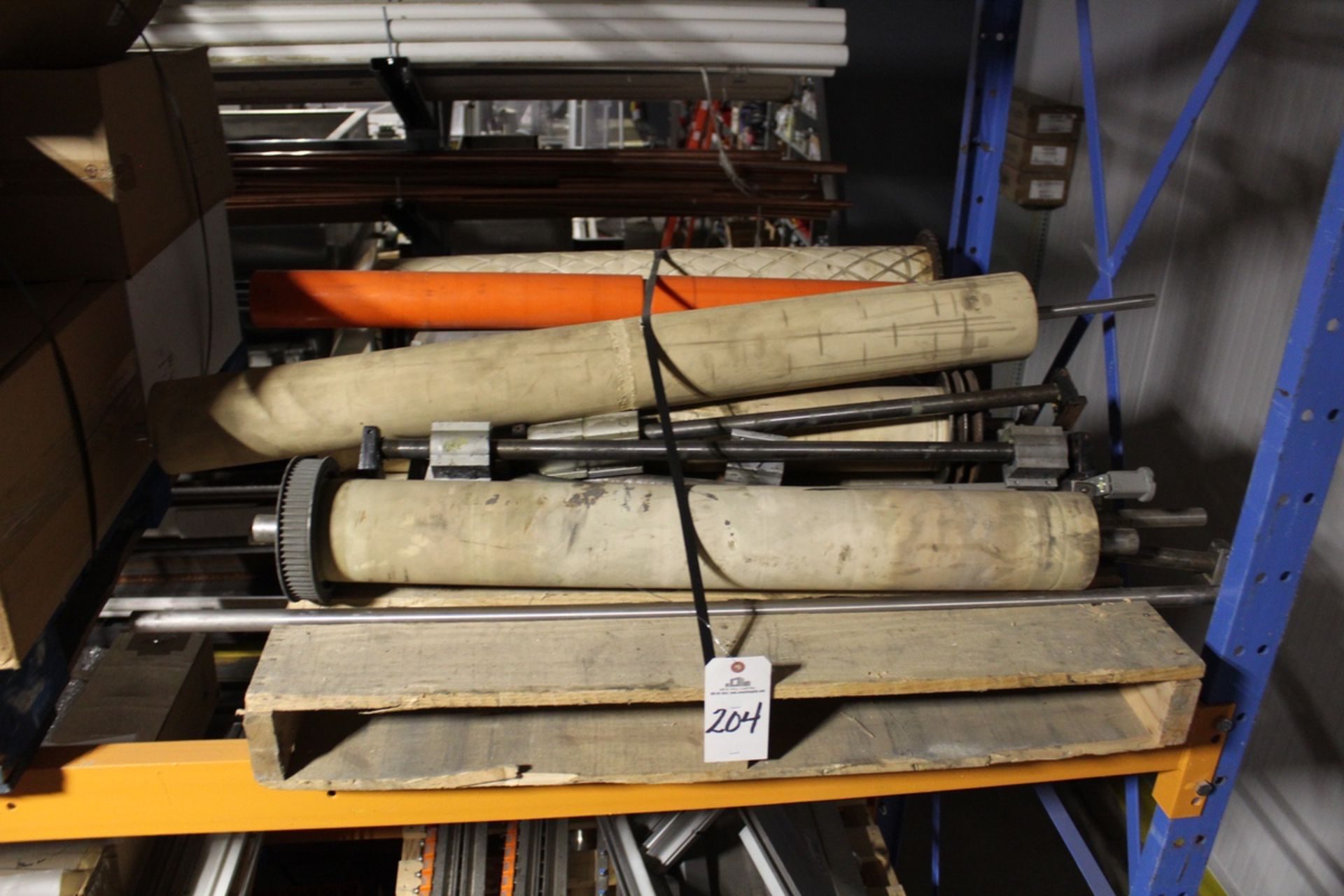 Lot of Conveyor Rollers & Shafts