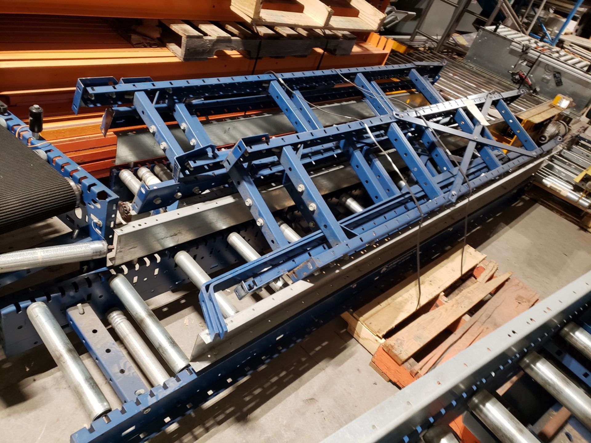 Lot of Power Feed Roller Conveyor - Image 3 of 5