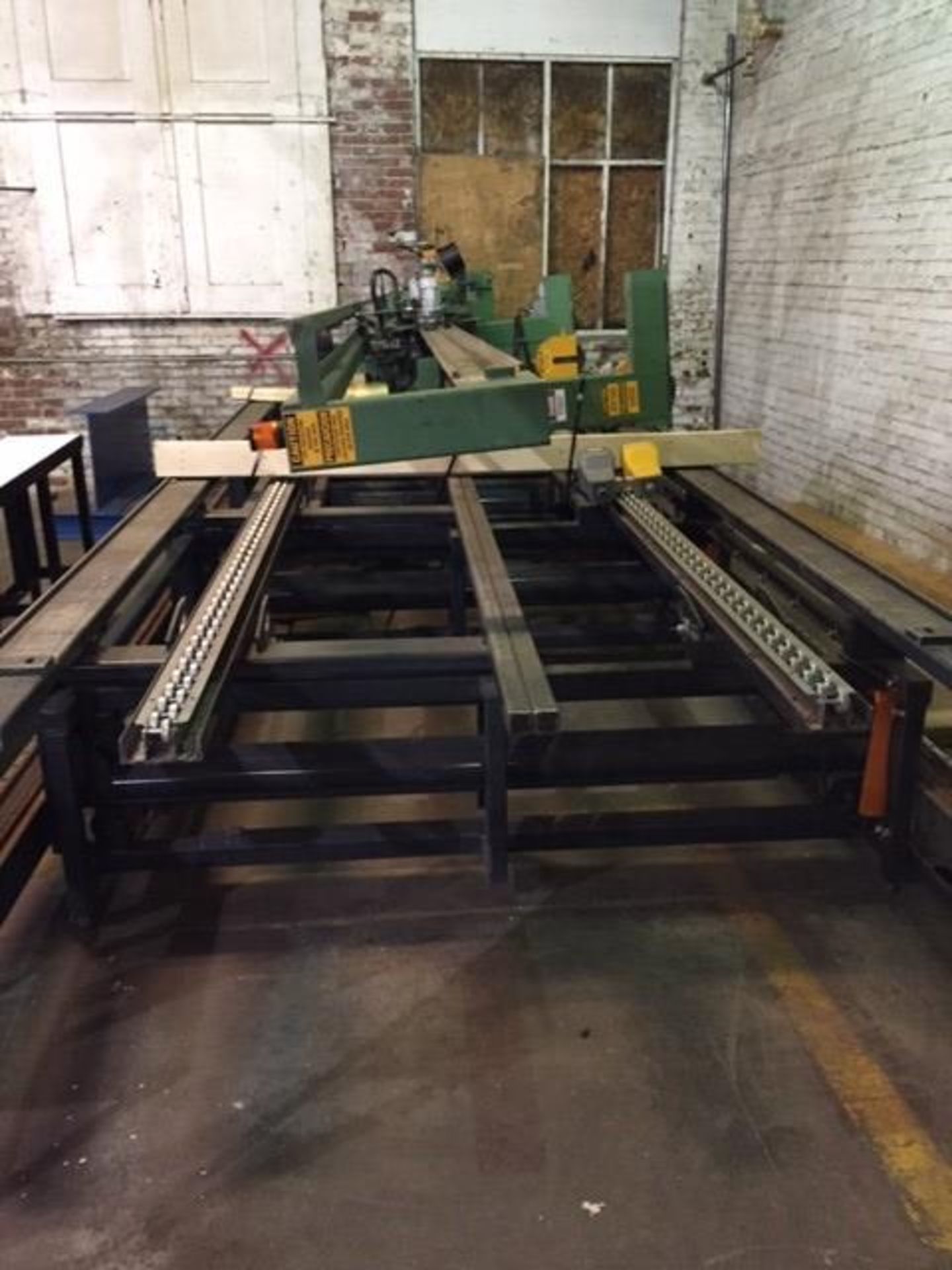 2017 Wasserman 12'x6' Framing Table w/Pop-up Skate Conveyor & Monet DeSauw Single Tool - Image 10 of 18