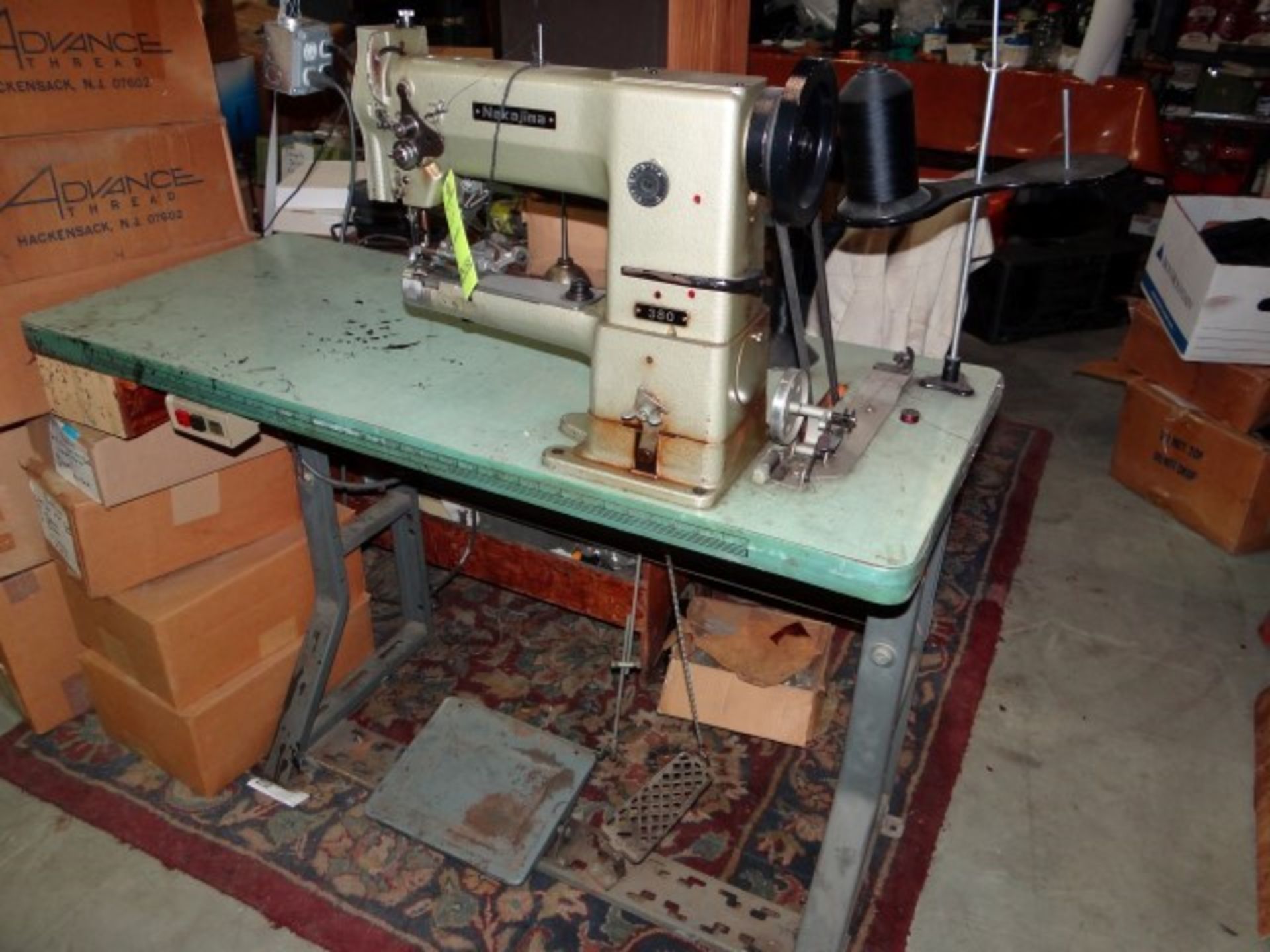 Nakajima 380 Cylinder Arm Machine Leather Sewing Machine - Image 2 of 2