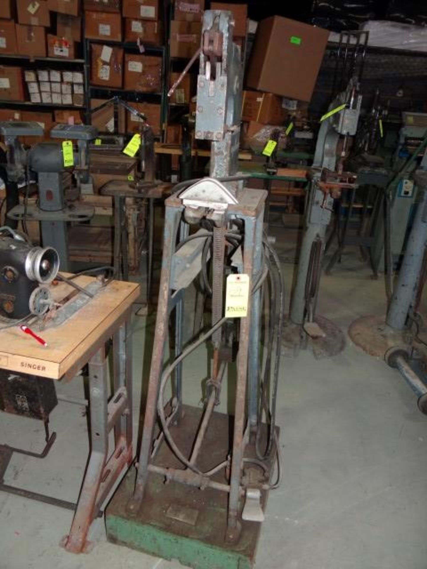 M M Balsam Electric Automatic Press for Bending Metal or Setting Rivets or Snaps