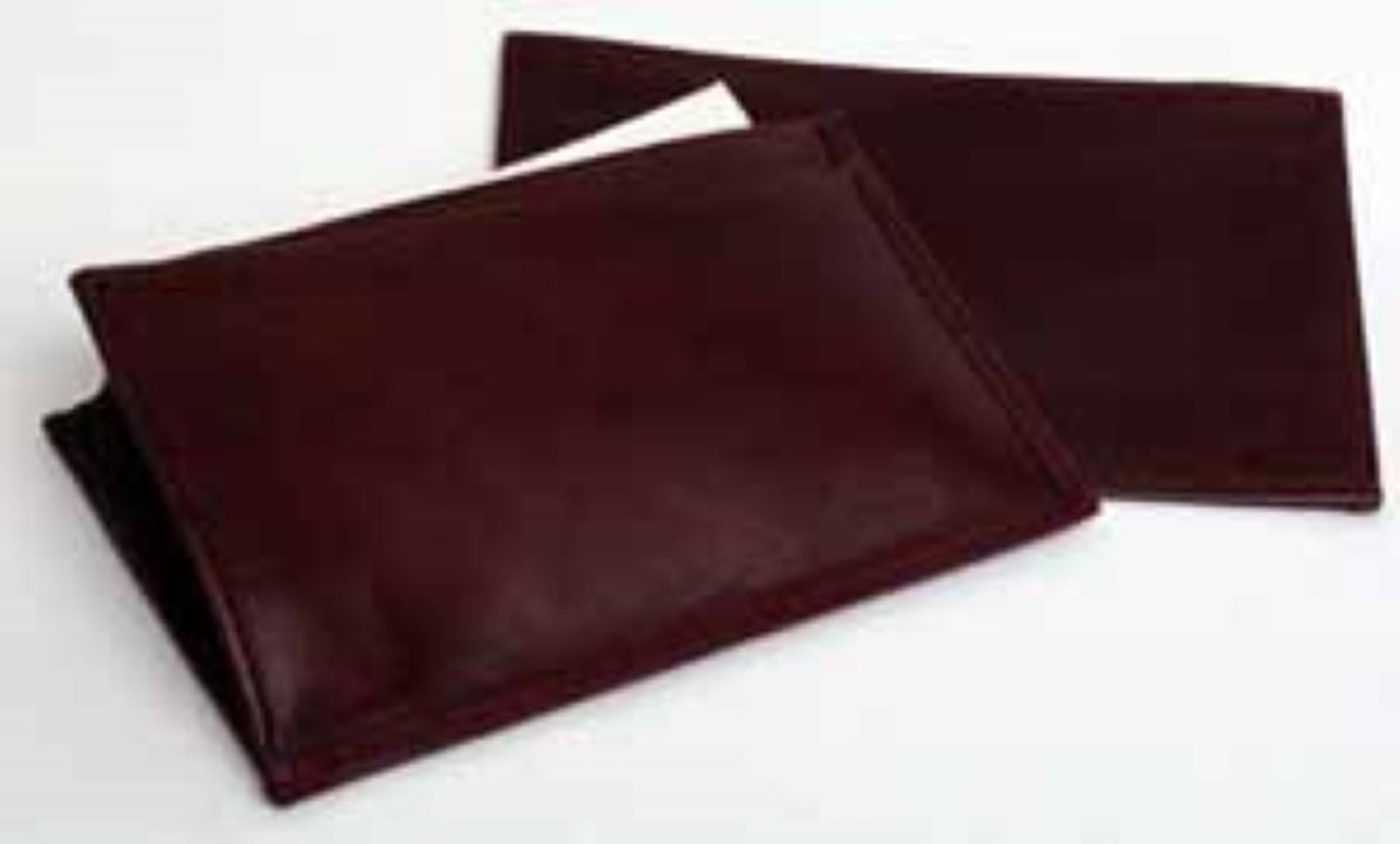 (72) Folded edge, expander card case made of genuine top grain leather. Twopockets include a flat