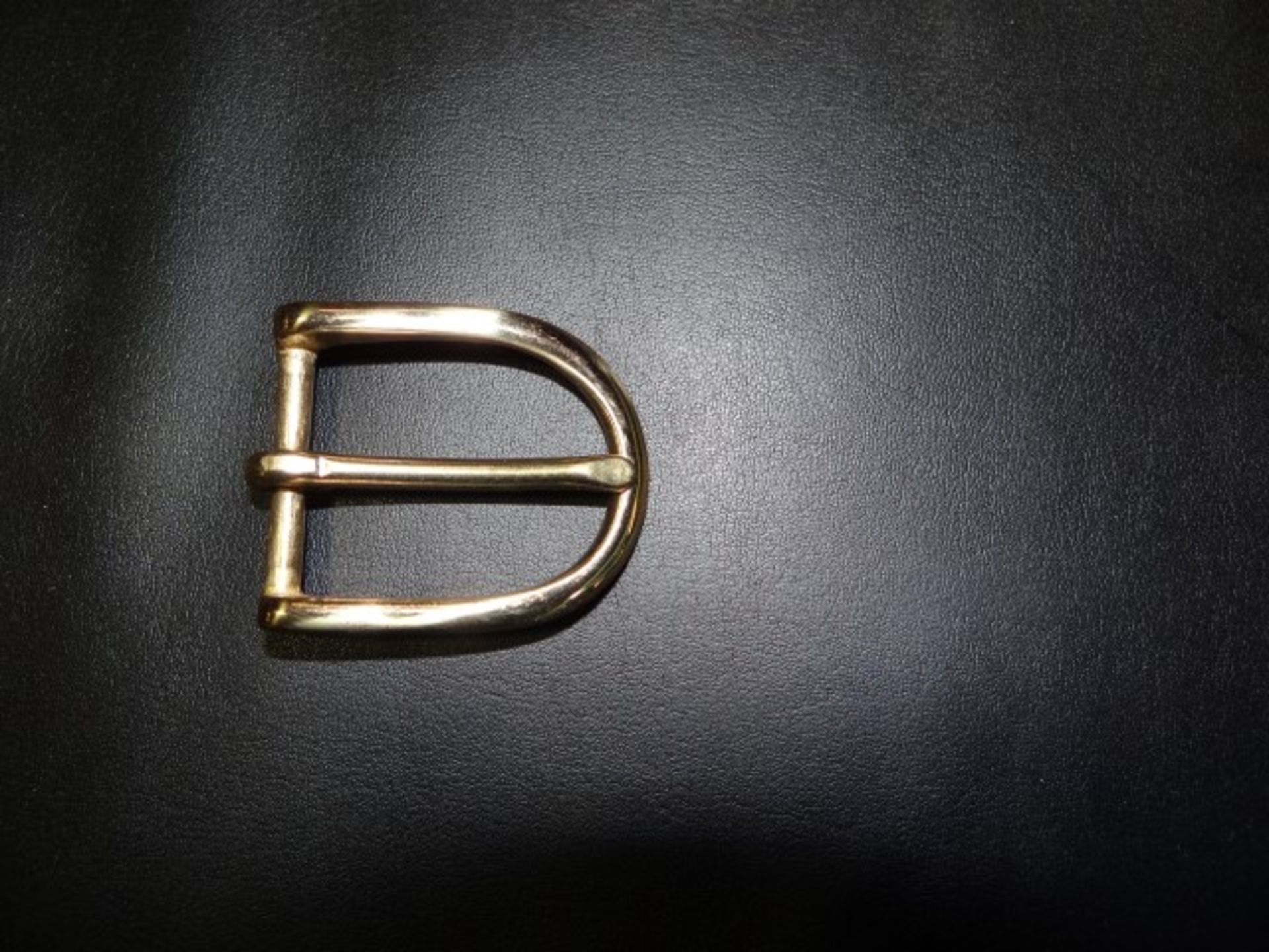 (504) 1 1/8" Solid brass, gold plated Buckles