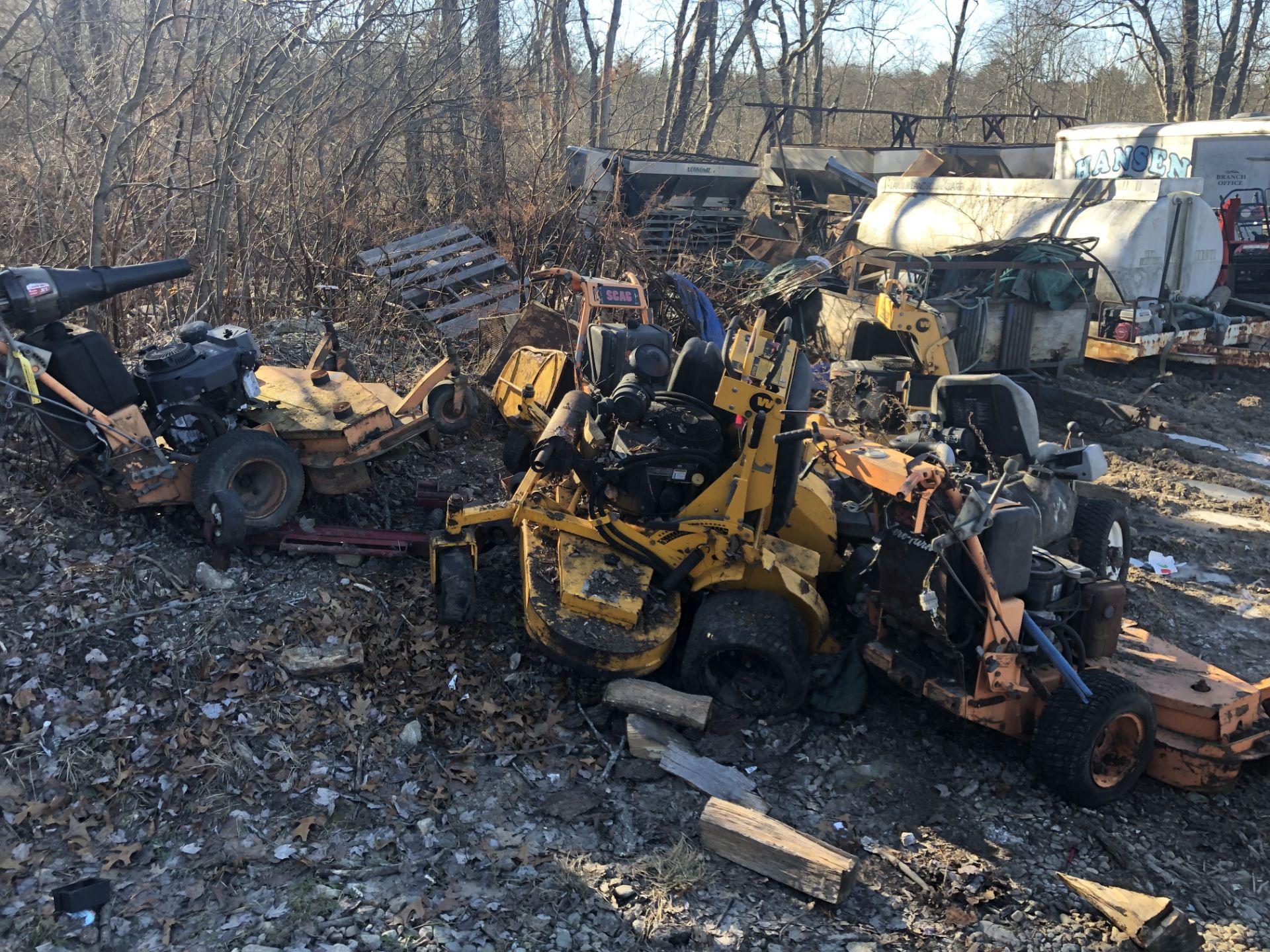 (Lot) Asst. As is Walk Behind & Ride On Mowers (Scag, Wrights, Etc.) - Image 2 of 2