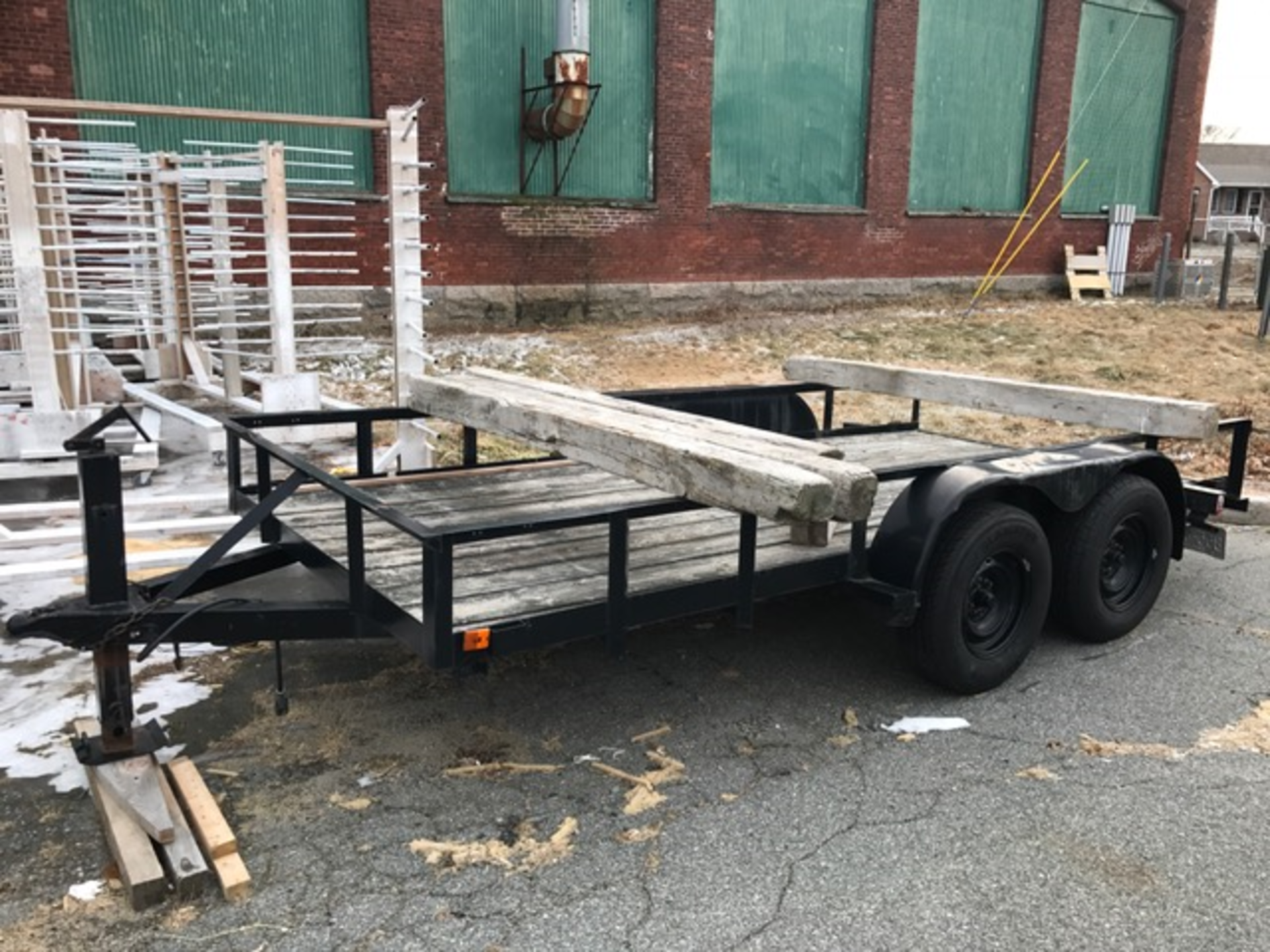 16' Homemade Flat Deck Trailer w/Title