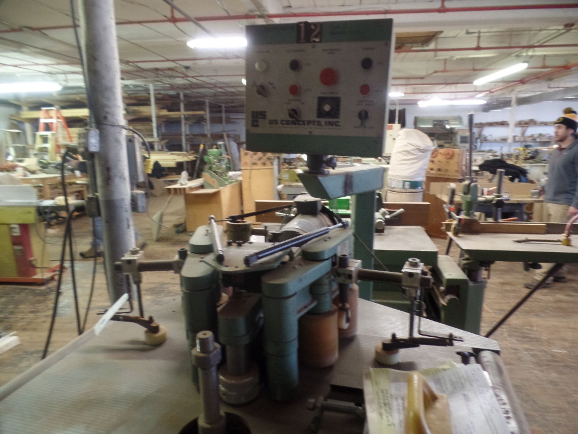 Gomad Tilting Spindle Shaper w/ Power Feed rolls