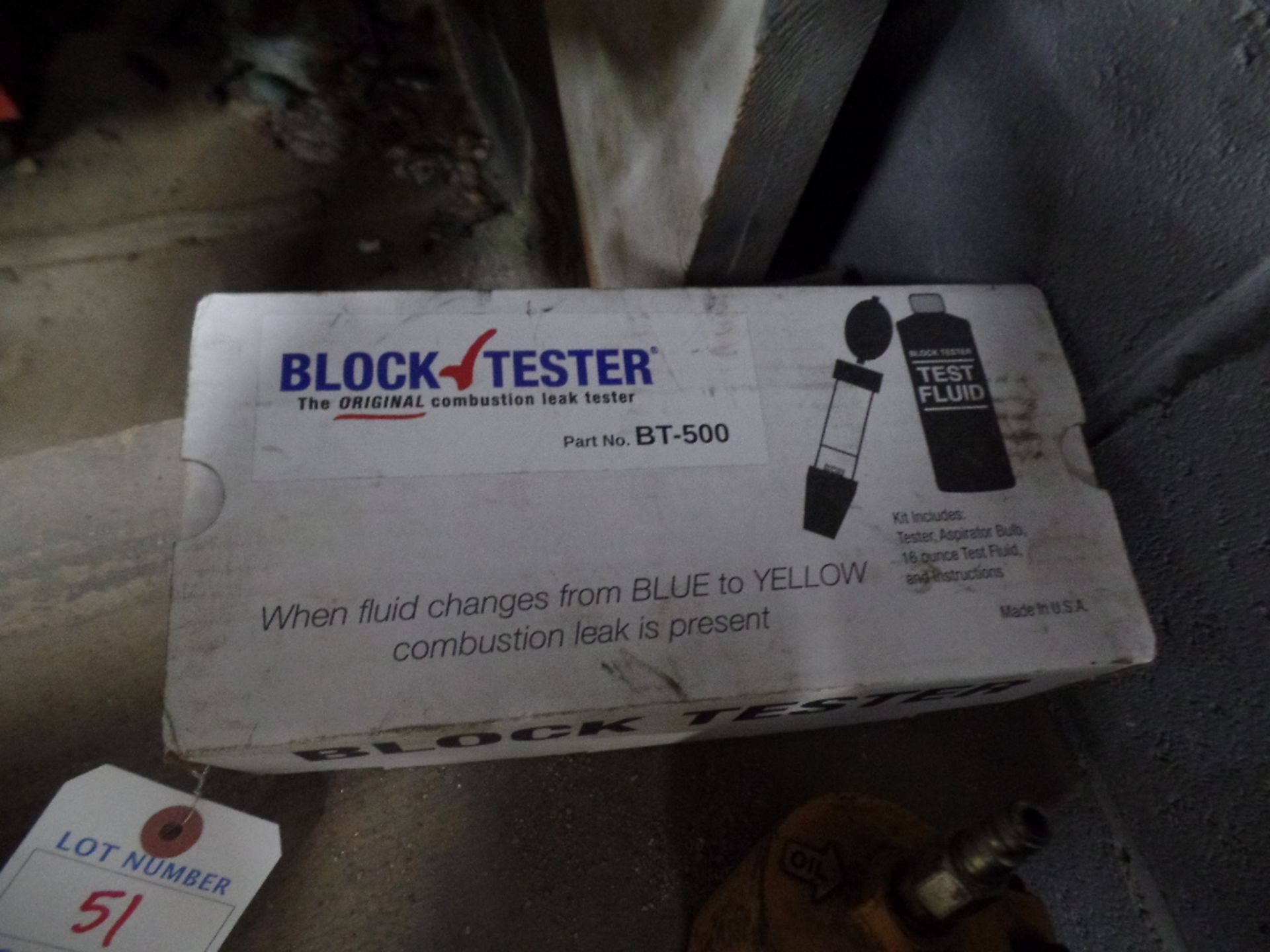 Block Tester # Bt500 Test Kit