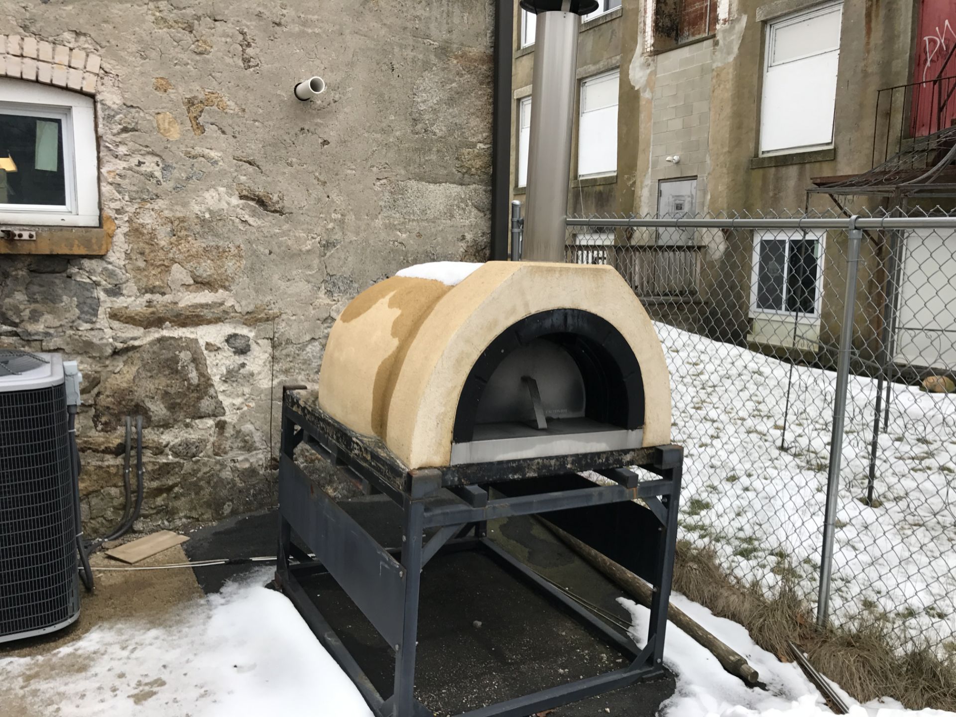 Custom Made Outdoor Pizza Oven w/Stand - Image 2 of 8