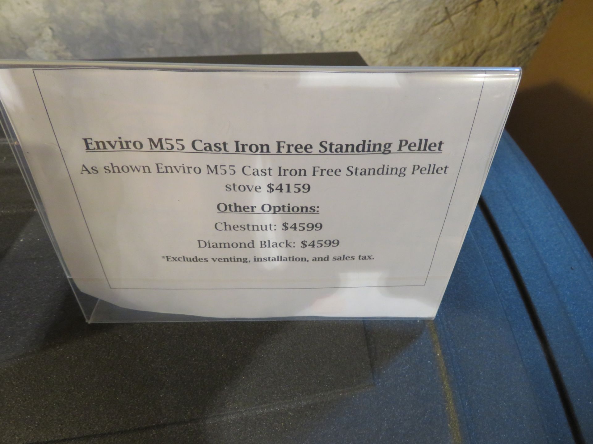 Enviro #M55 Cast Iron Free Standing Pellet Stove (See Tags) (Orig Retail: $4,159) - Image 4 of 6