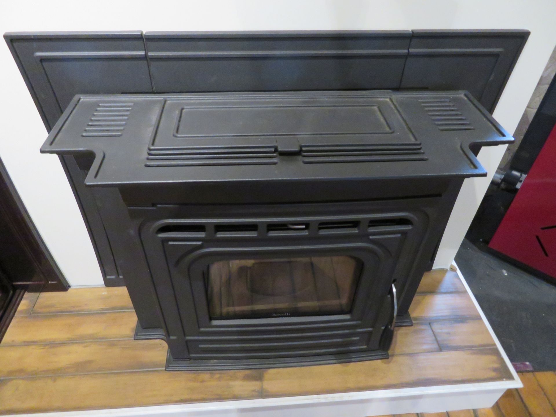 Ravelli Roma Pellet Insert Stove - Matte Black (See Tags) (Orig Retail: $4,099)