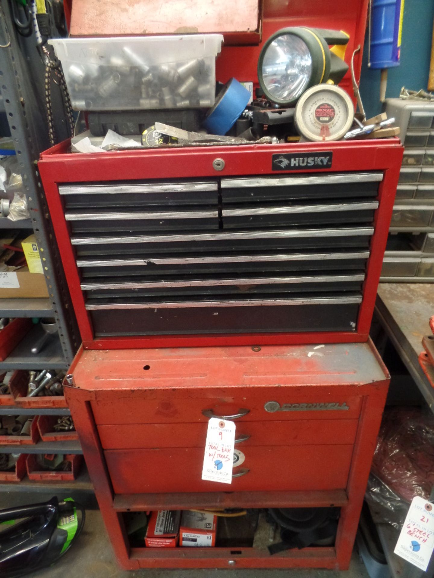 (Lot) Tool Boxes & Tools