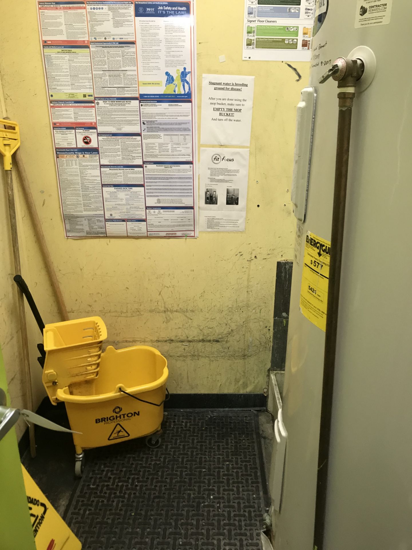 {LOT} Janitorial in Supply Closet