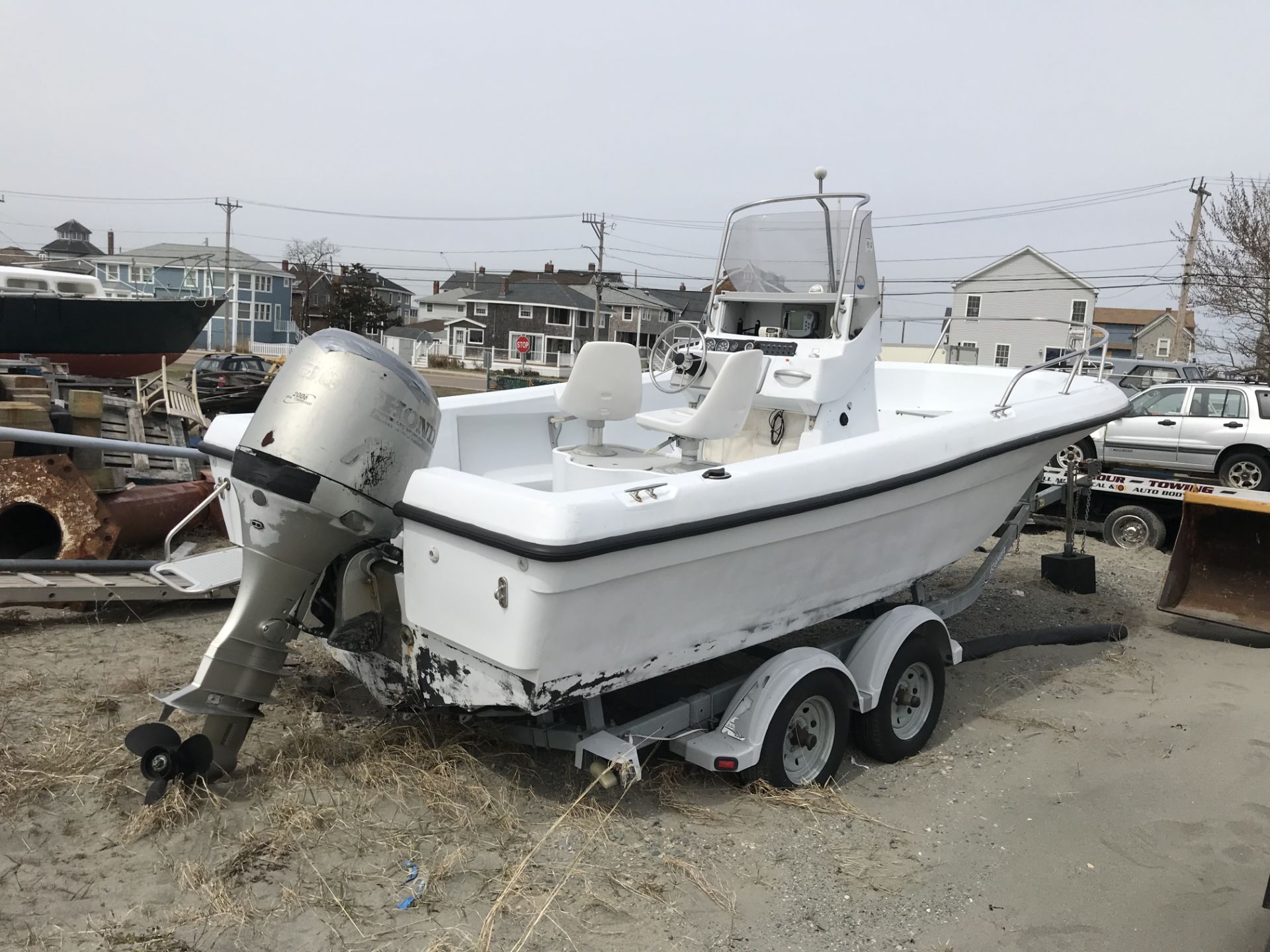 25' PUSH BOAT - 45' CREW BOAT - 73' TUGBOAT - (2) OCEAN BARGES - MARINE EQUIPMENT - Image 16 of 33