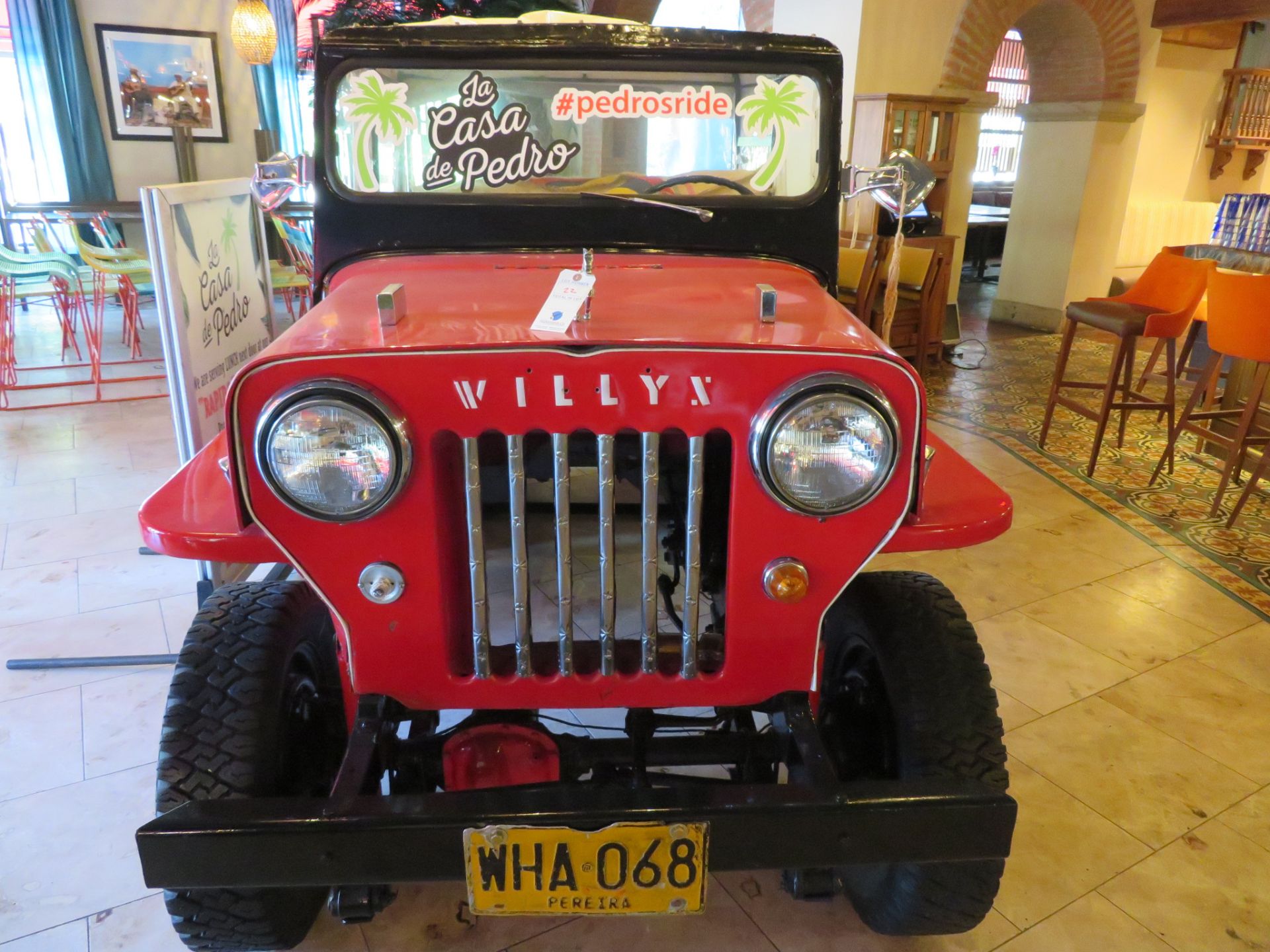 Willys Jeep Odom: 00028 Vin# 453GB217778, No Motor, No Trans.Has Front &Rear Diffs.No Fuel (NO TITLE