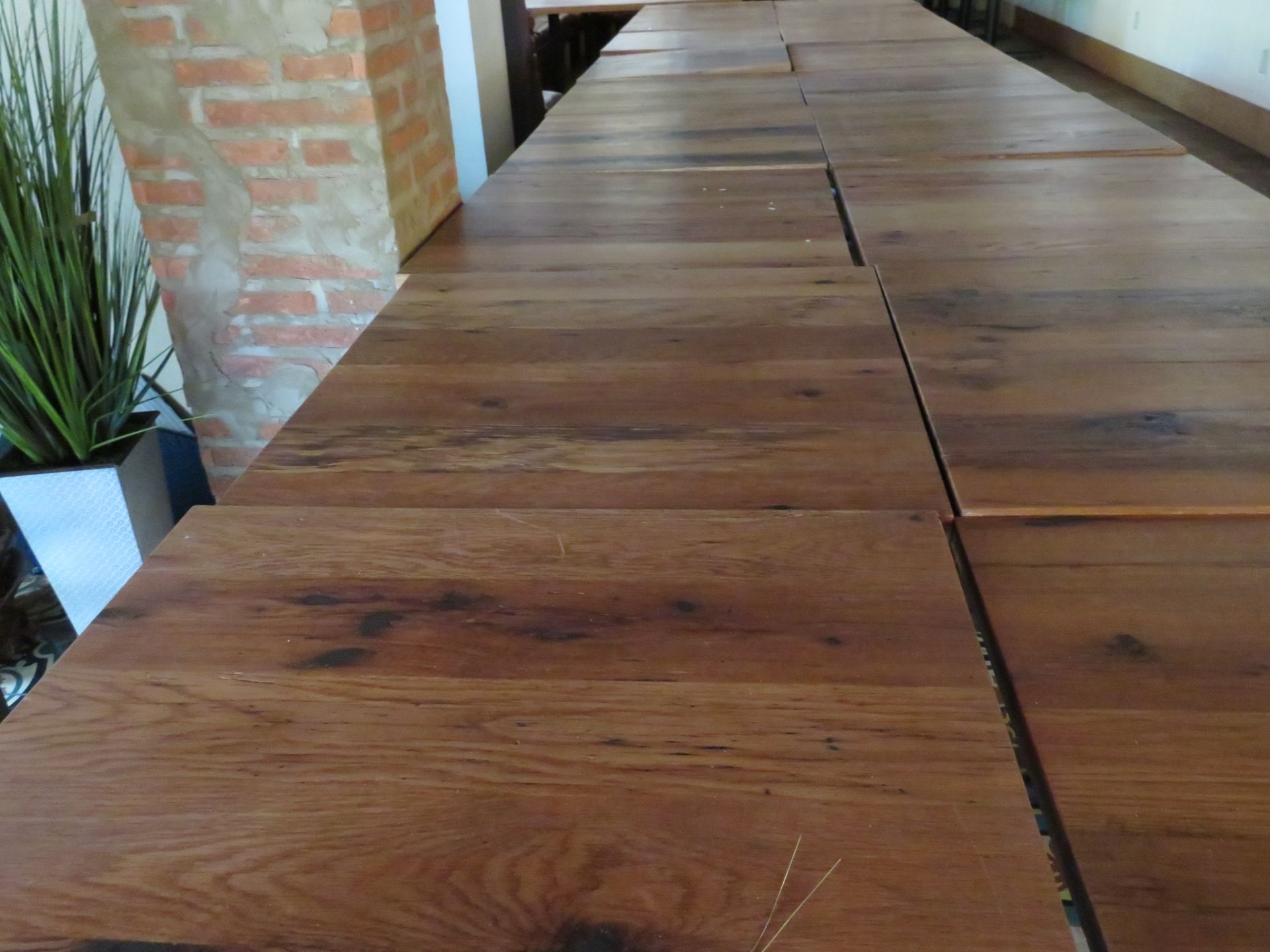 (9) Approx. 30" X 30" Wood Top Tables - Image 2 of 2