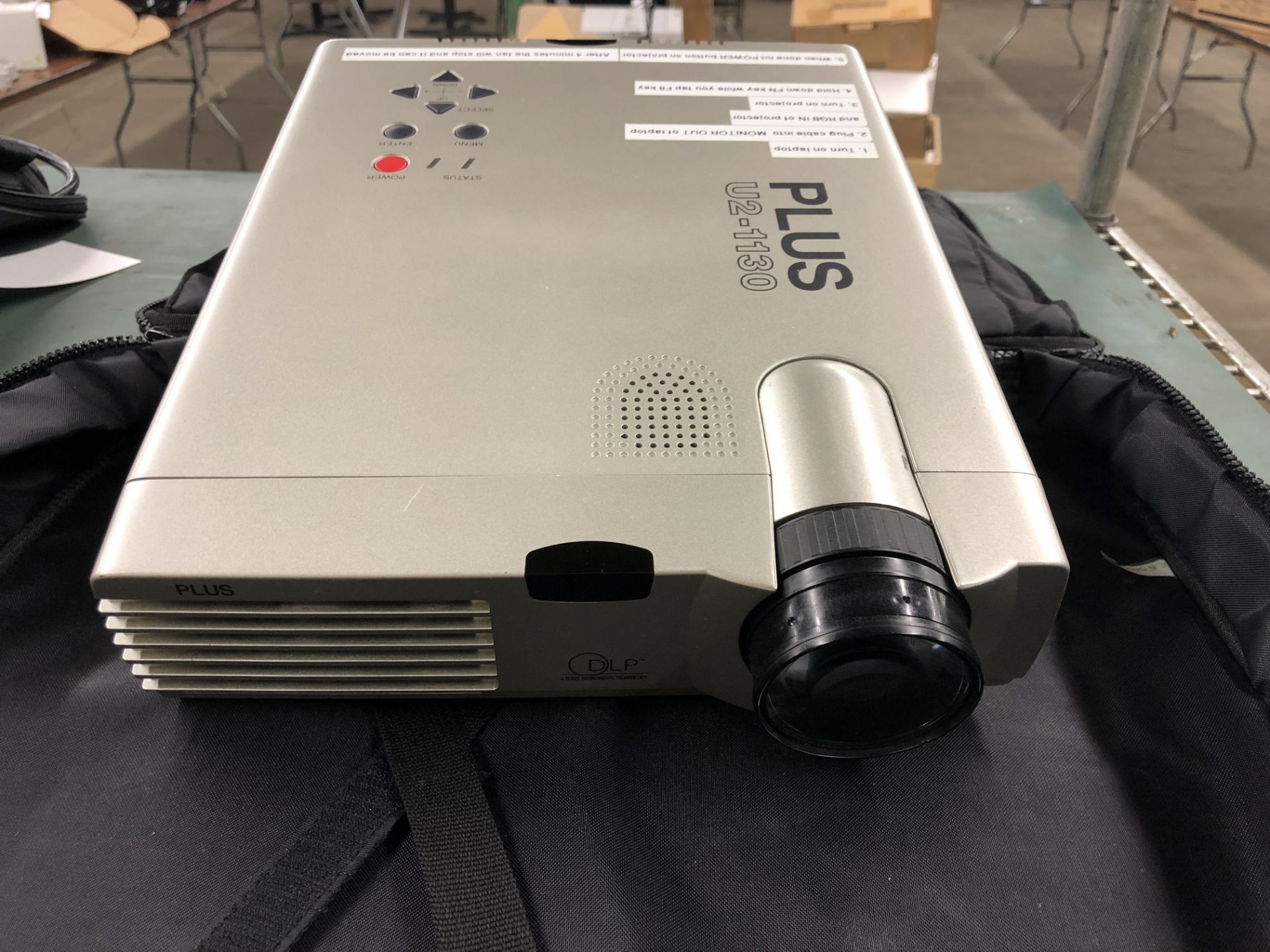 Plus U2-1130 Projector w/ Case - Image 2 of 2