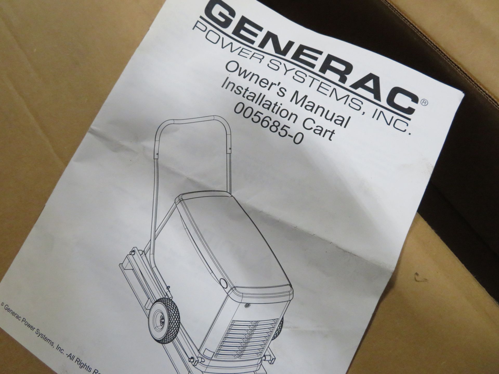 Generac #005685-0 Installation Carts (NIB)