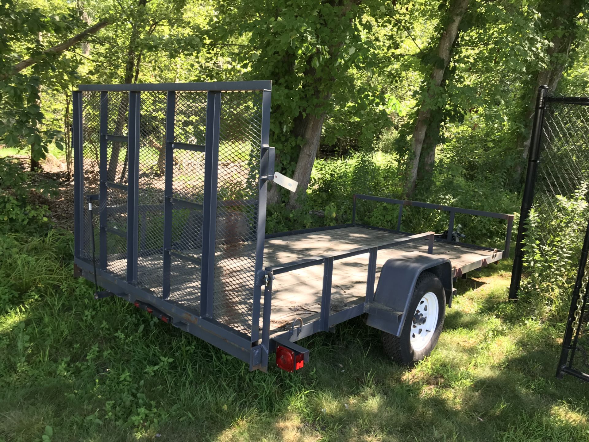 2014 Wright 12' Single Axle Trailer, 1357 GVWR V/N: 1S9TS1213E1132052 w/ Ball Hitch (NO TITLE) - Image 2 of 2