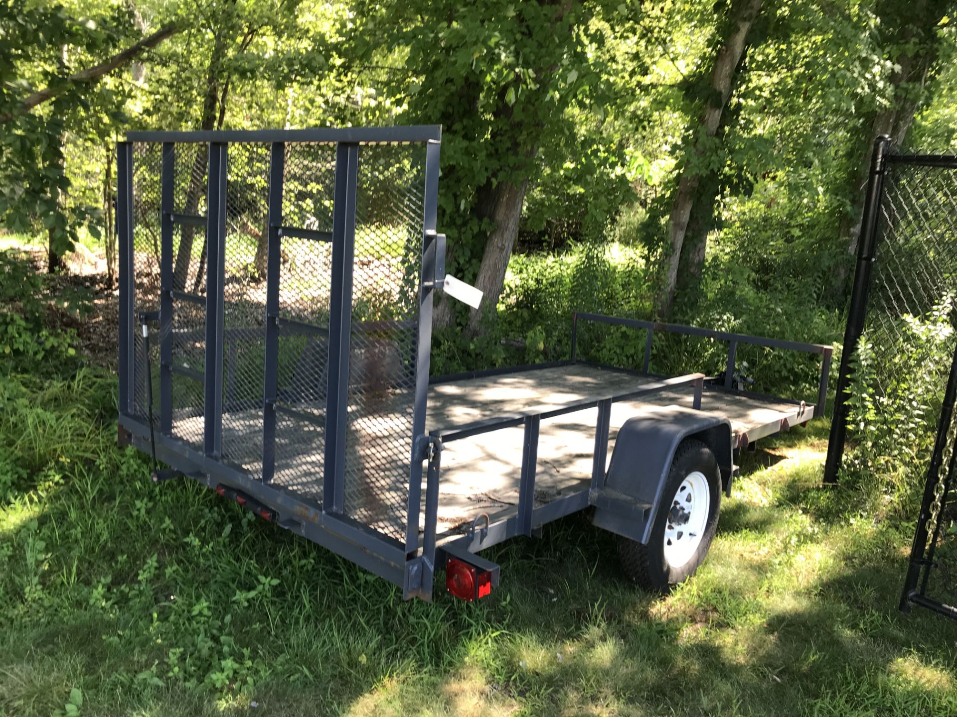 2014 Wright 12' Single Axle Trailer, 1357 GVWR V/N: 1S9TS1213E1132052 w/ Ball Hitch (NO TITLE)