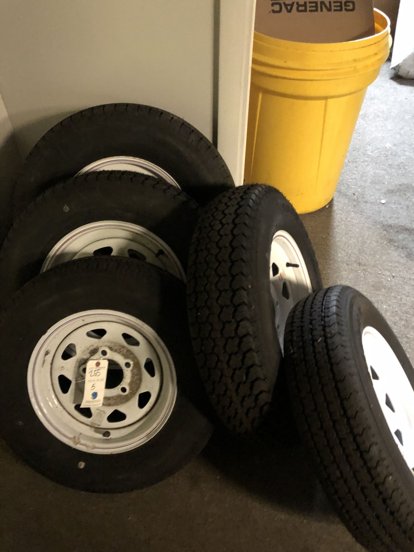 (5) Trailer Tires