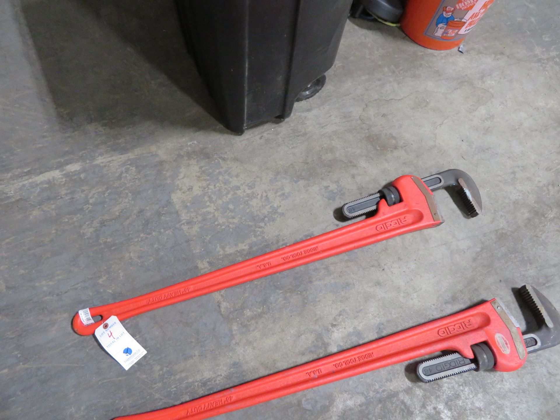 (2) Ridgid Pipe Wrenches