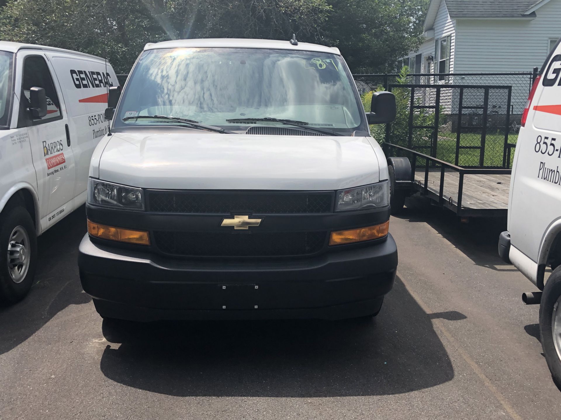 2018 Chevrolet Express Van #2500 w/Sec. Grate Shelving, Odom: 16,452, Vin#: 1GCWGAFP2J1336261 (TITLE - Image 2 of 14