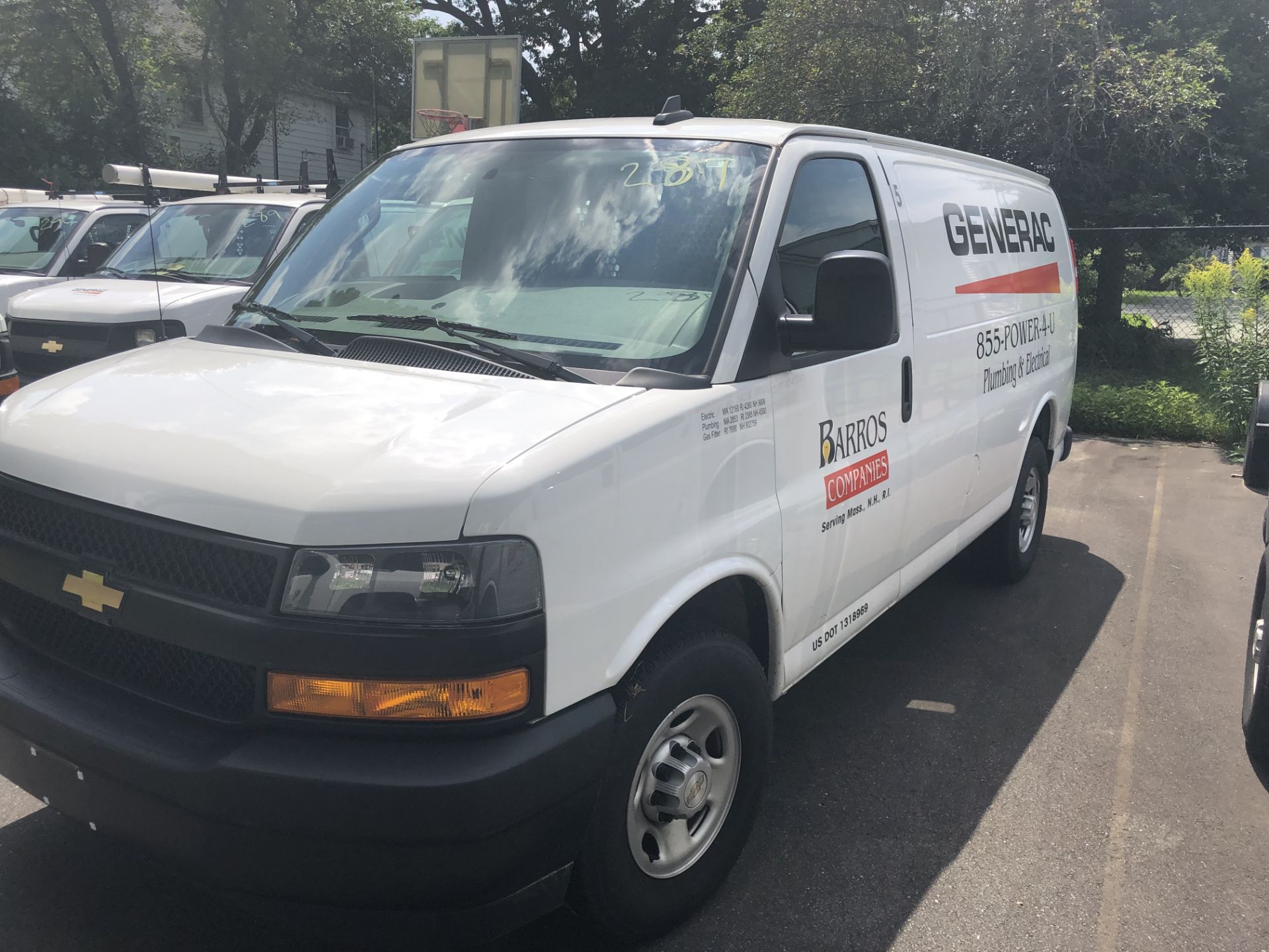 2018 Chevrolet Express Van #2500 w/Sec. Grate Shelving, Odom: 16,452, Vin#: 1GCWGAFP2J1336261 (TITLE - Image 7 of 14