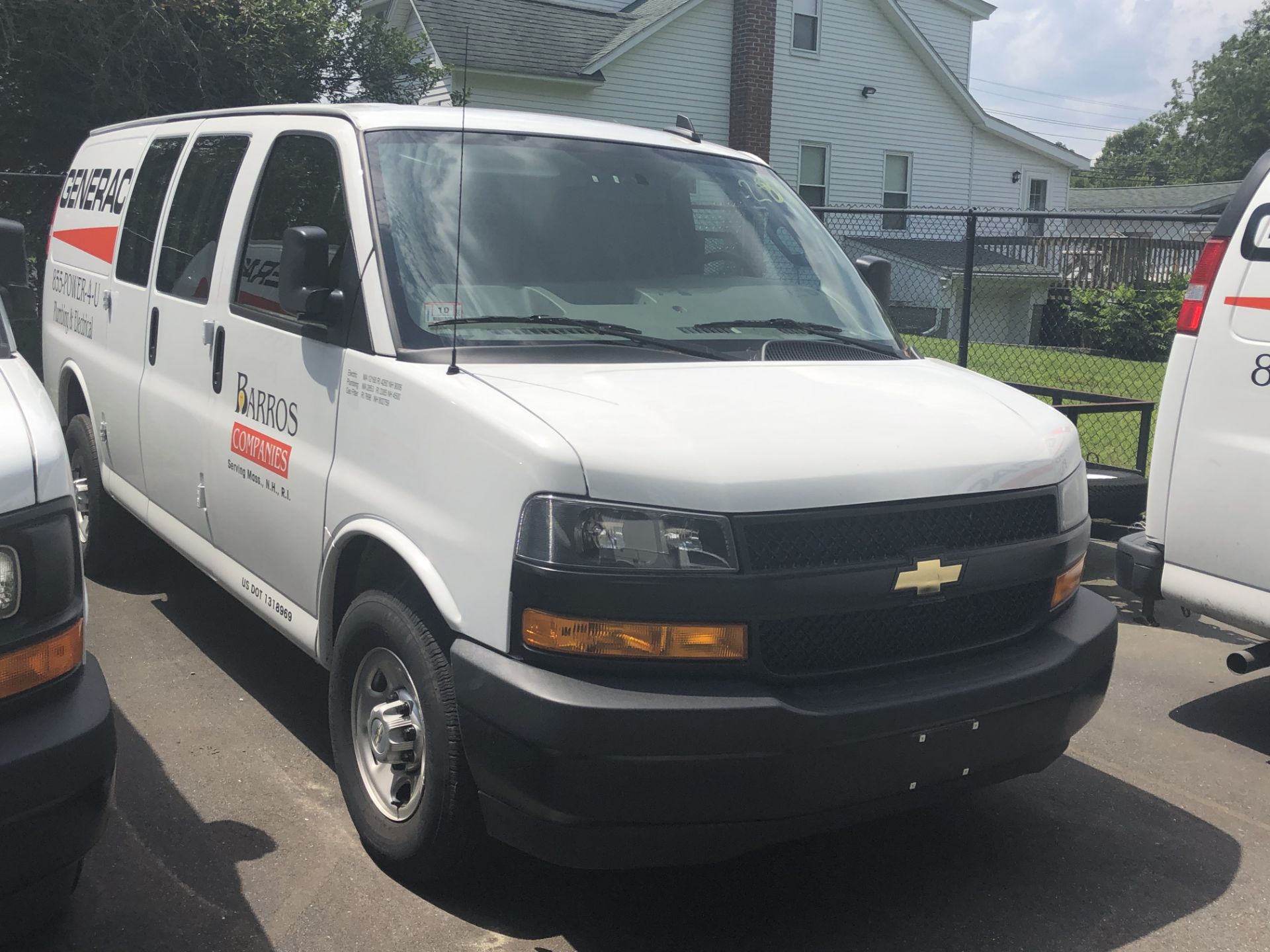 2018 Chevrolet Express Van #2500 w/Sec. Grate Shelving, Odom: 16,452, Vin#: 1GCWGAFP2J1336261 (TITLE